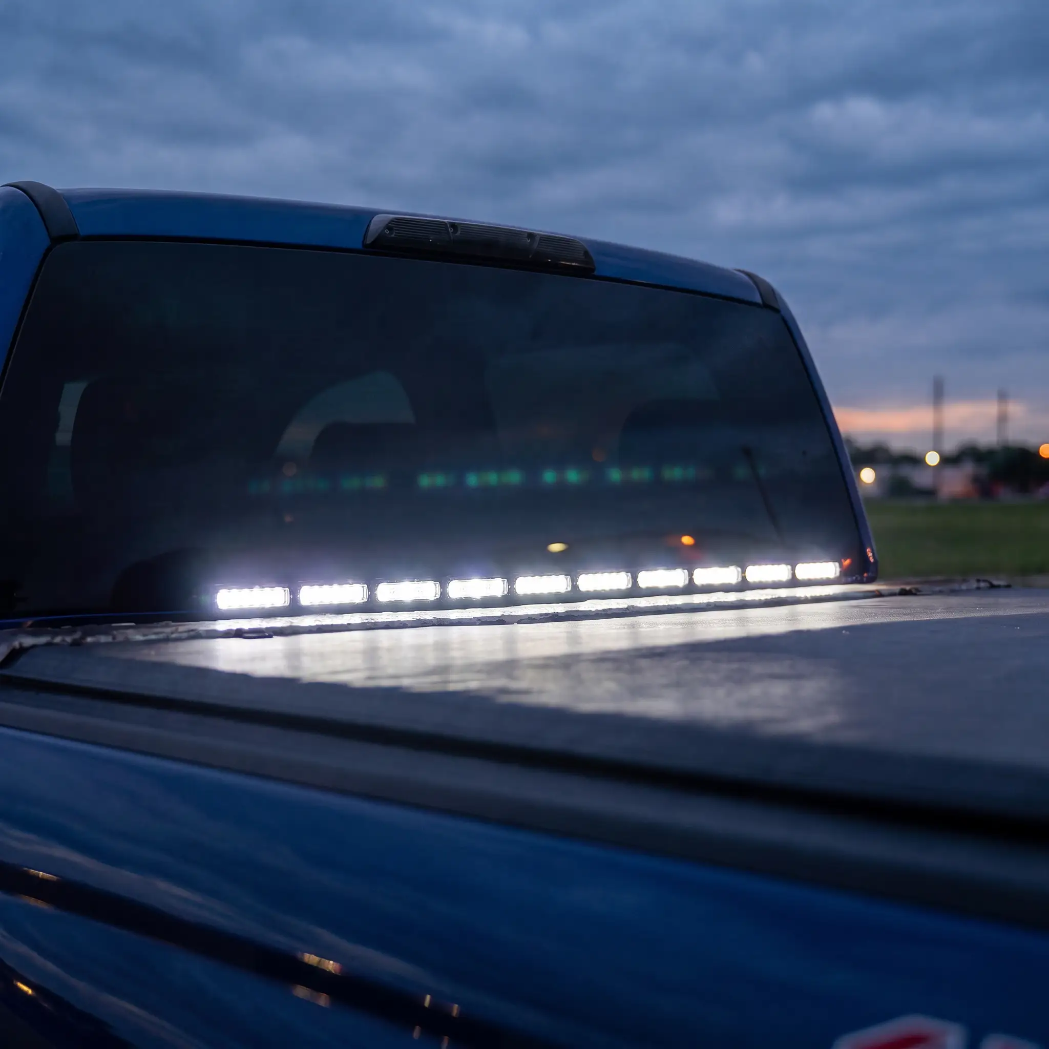Fusion 50 Work Light — installed on the vehicle