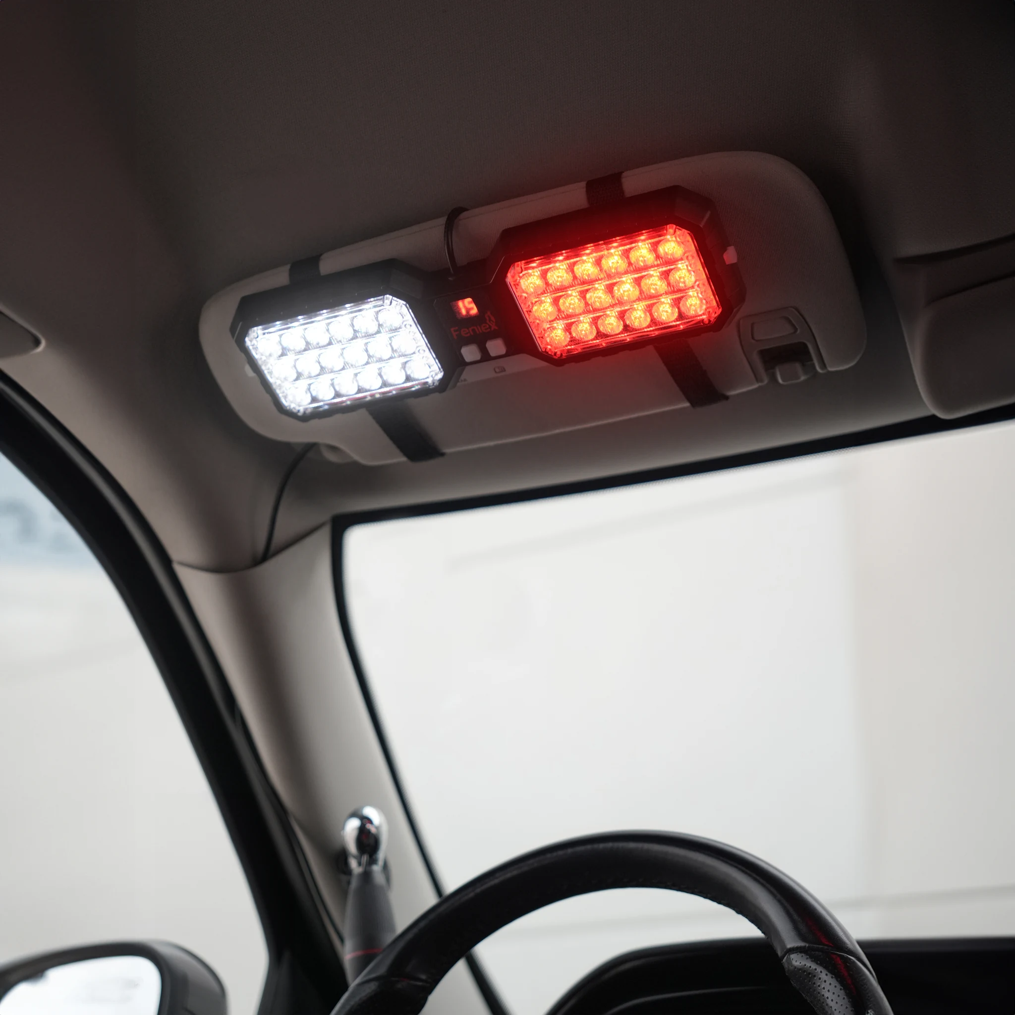 Interior Visor Light — installed on the vehicle