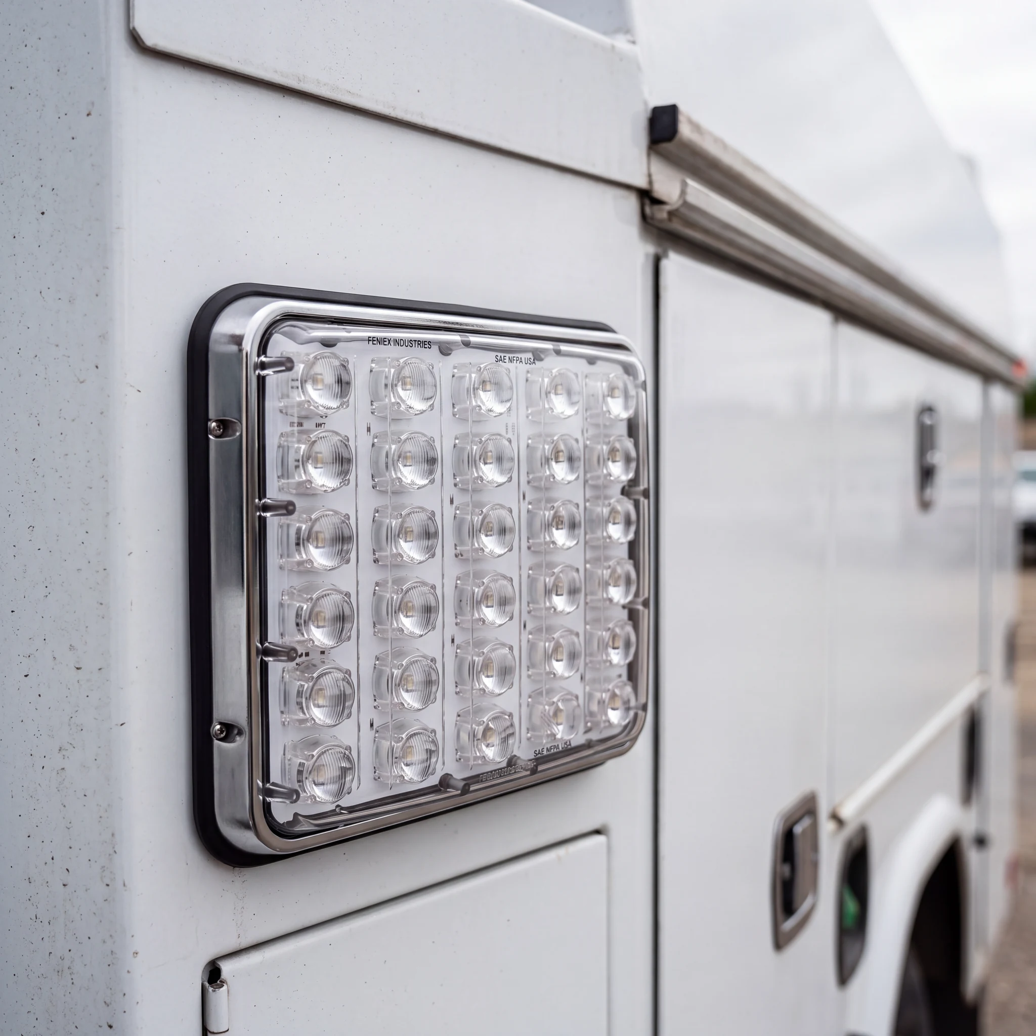 Spot Lux 9x7 — installed on the vehicle