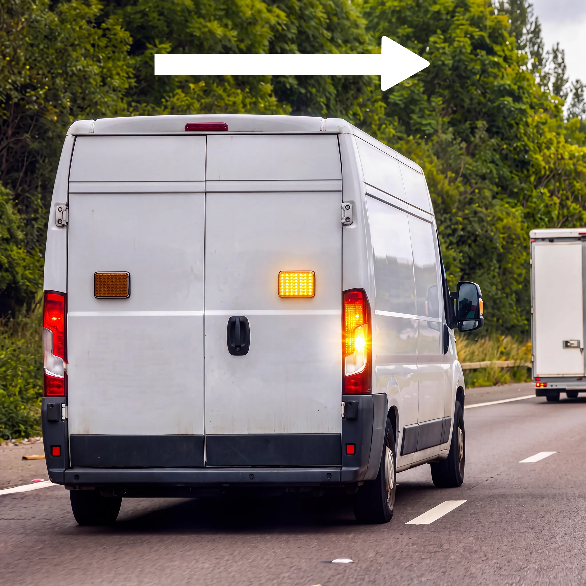 Tail-Turn Lux 9x7 — installed on the vehicle