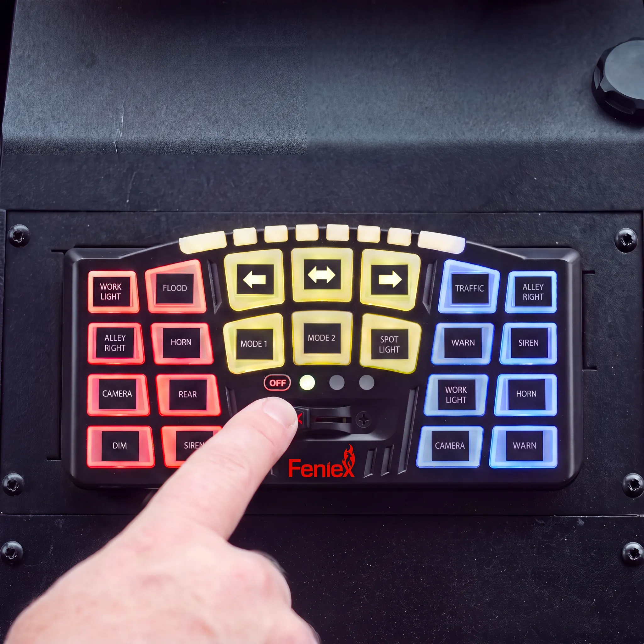 SynQ-S — installed on the vehicle