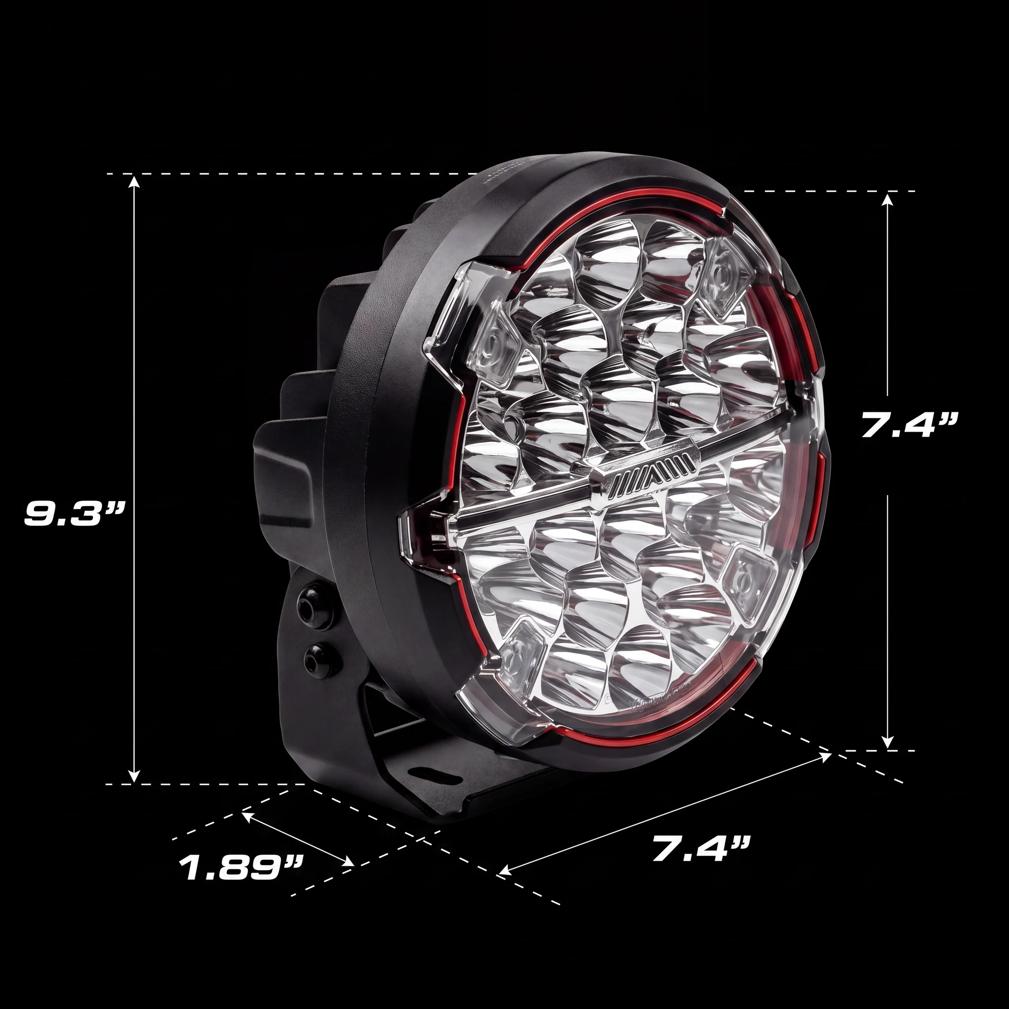 7&Prime; Driving Light — dimensions