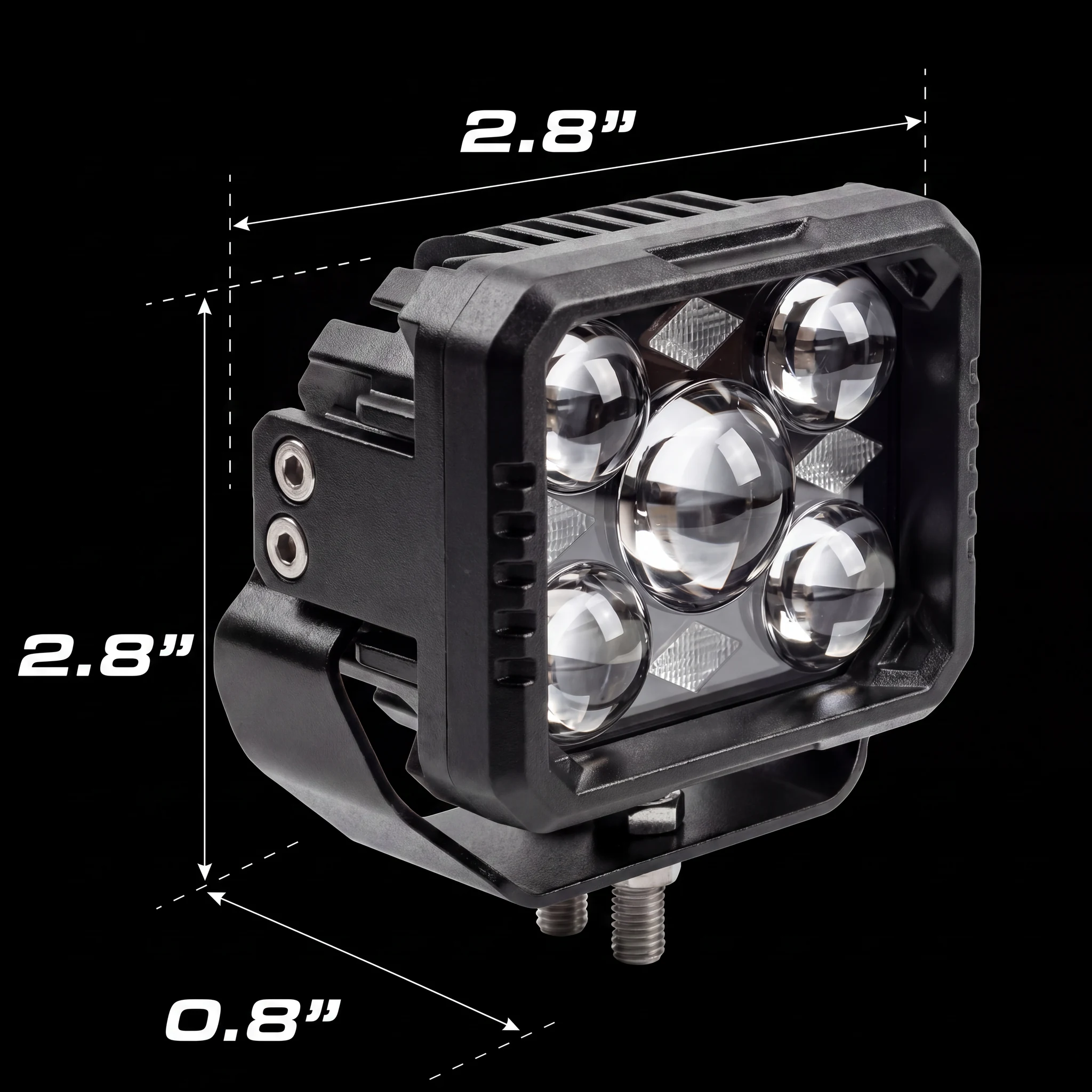 4&Prime; Hi/Lo Cube — dimensions