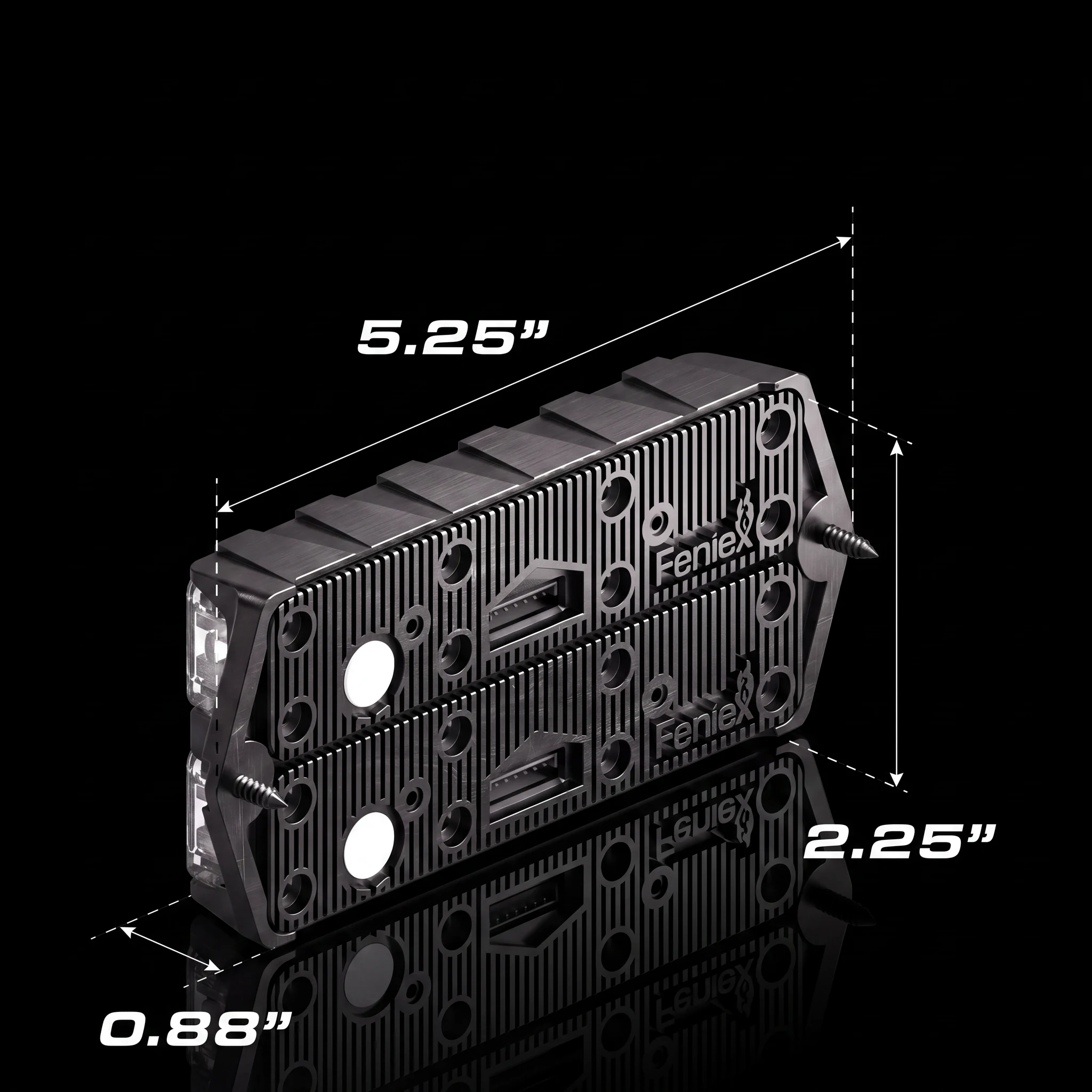 Q Surface Mount Double — dimensions