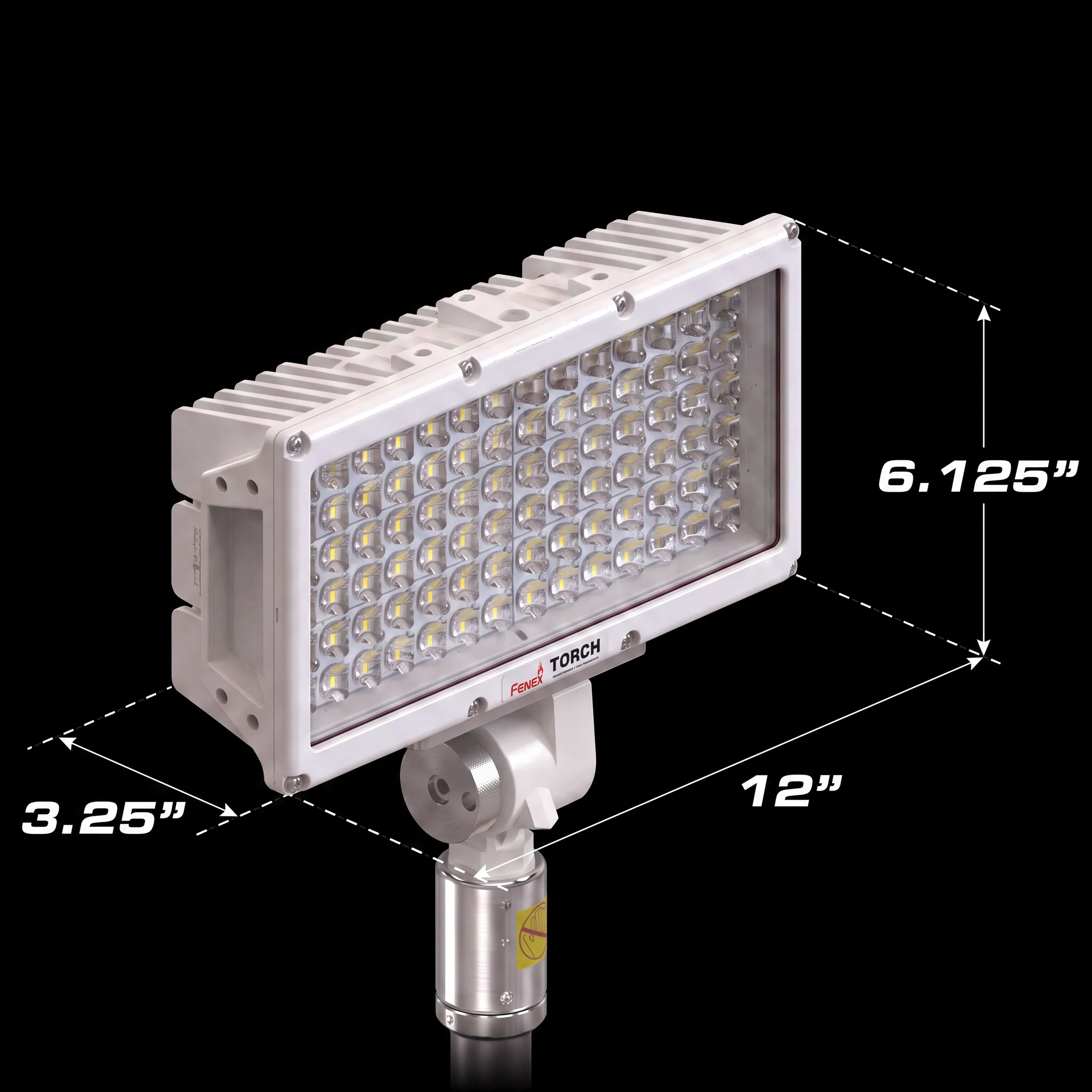 Torch Pole Light — dimensions