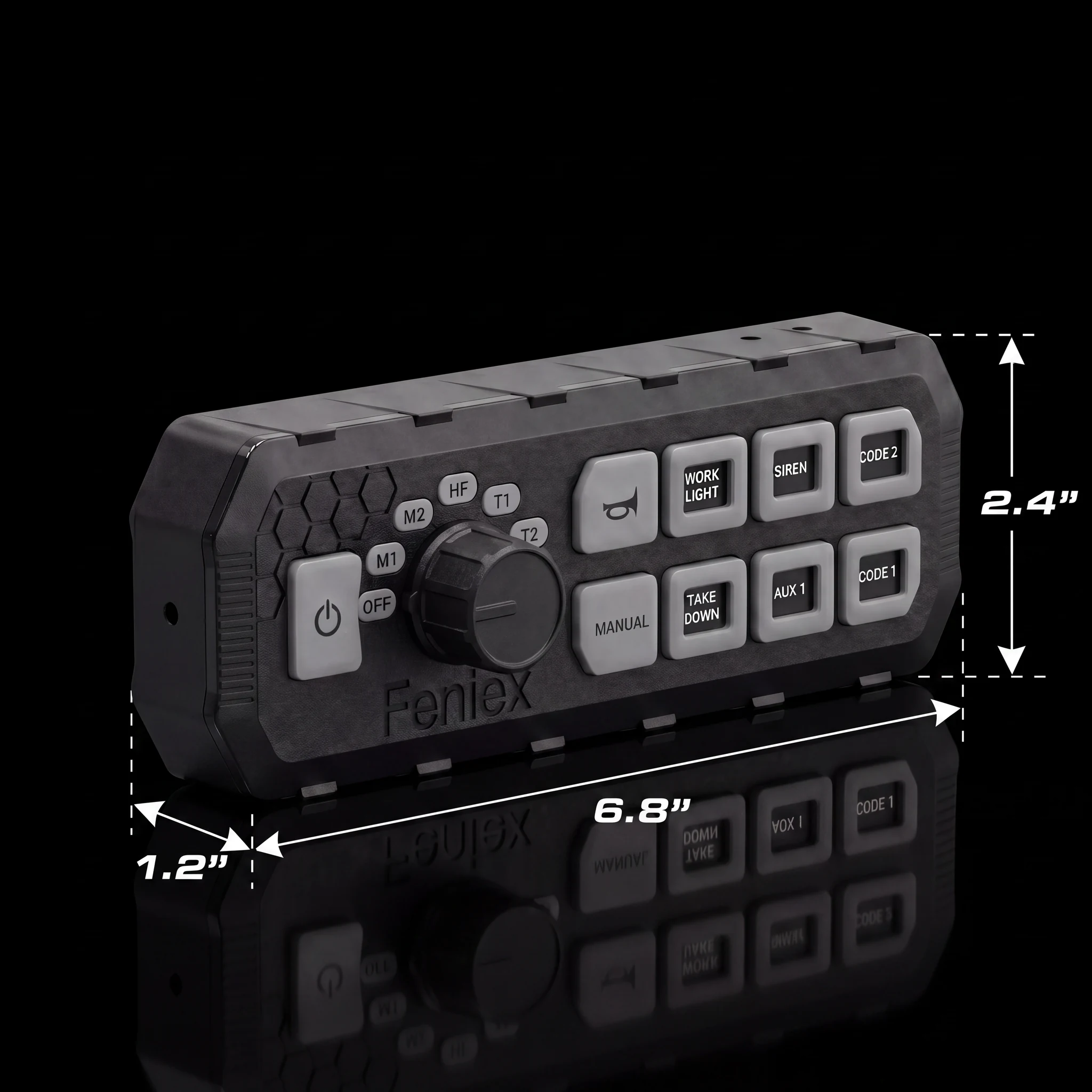 Typhoon Full-Function — dimensions
