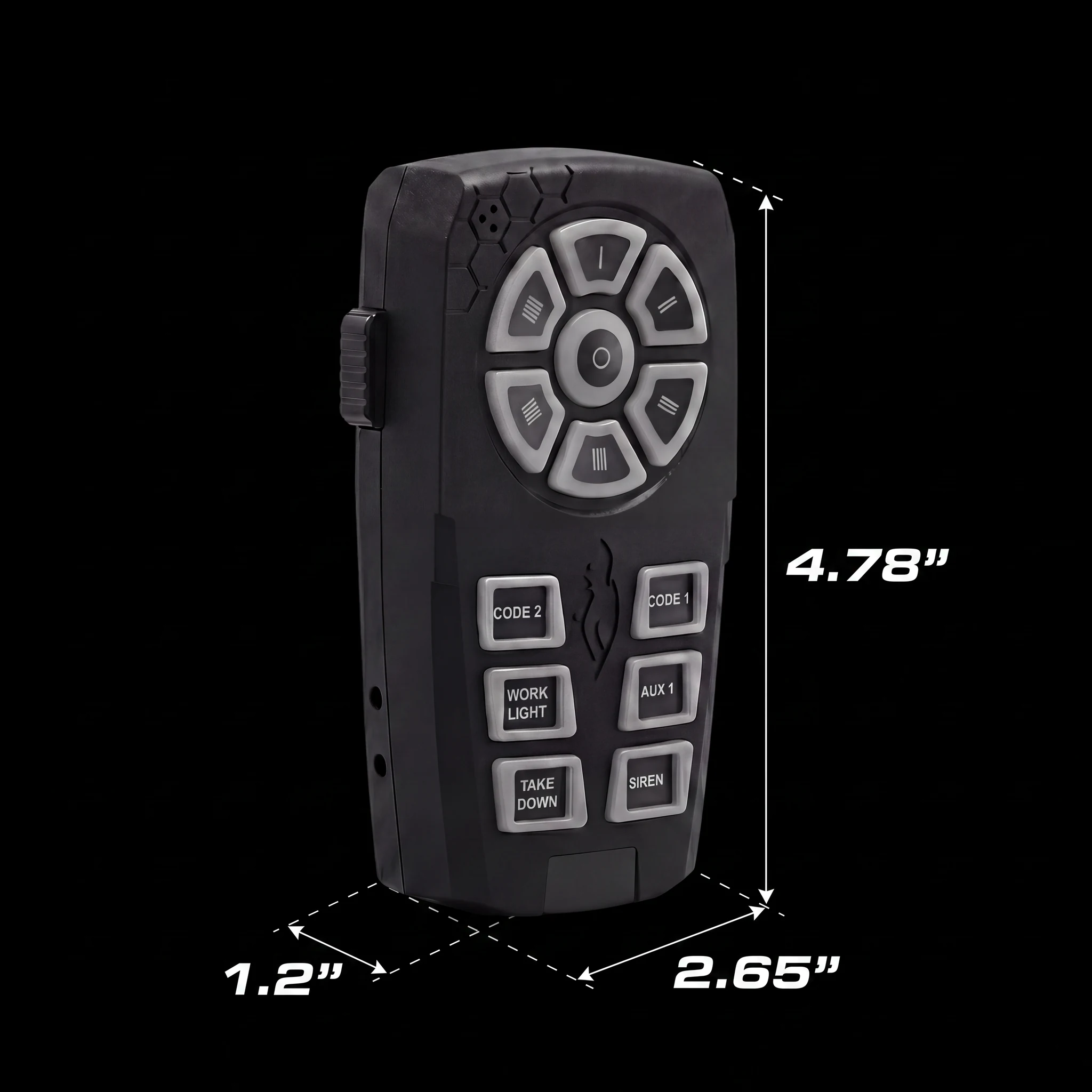 Typhoon Handheld — dimensions