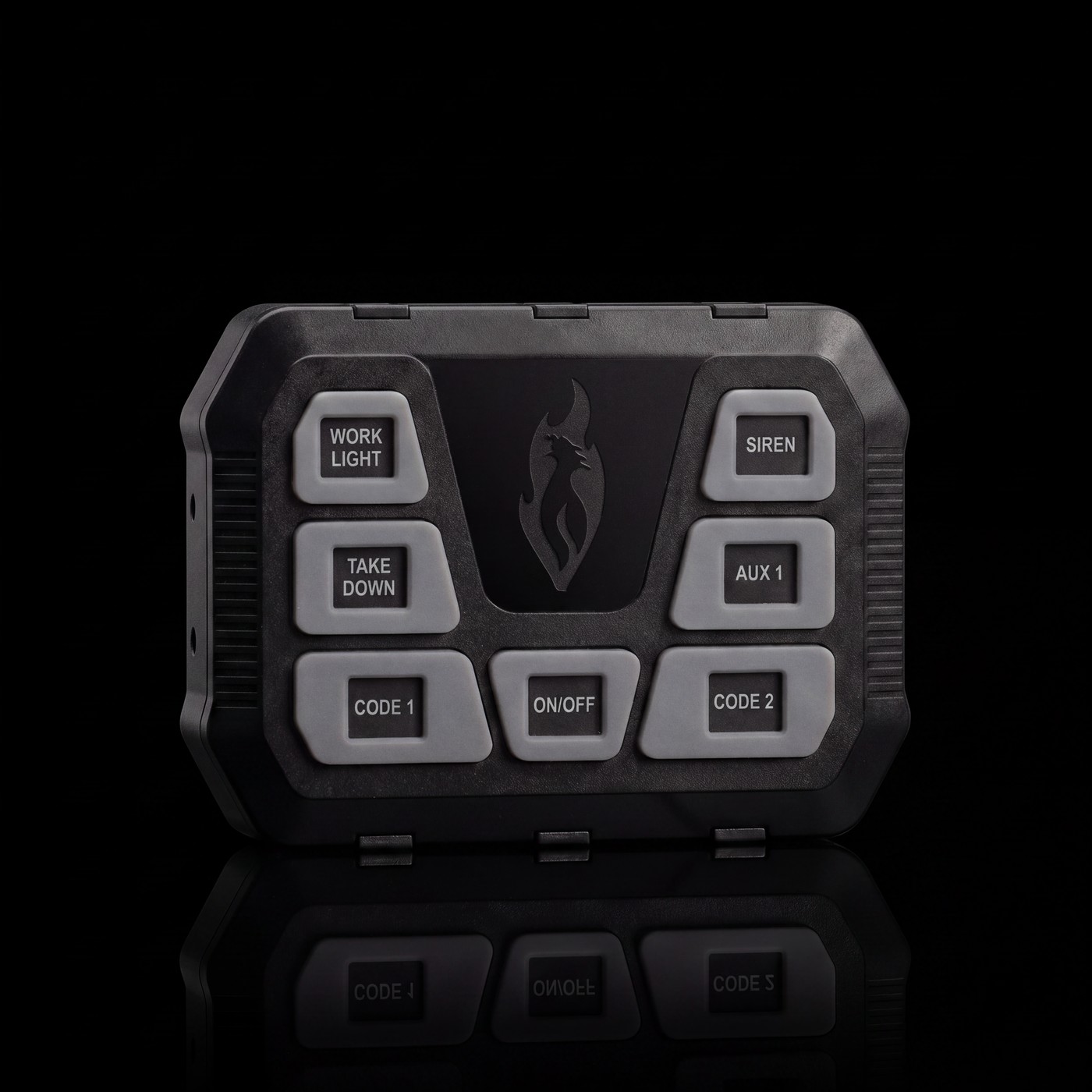 Feniex 4200 Mini on the black stage