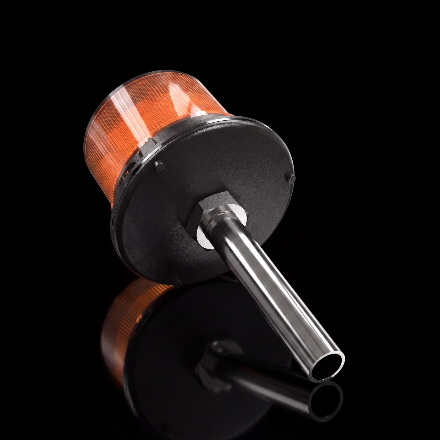 Feniex AM600 Beacon Mounts on the black stage