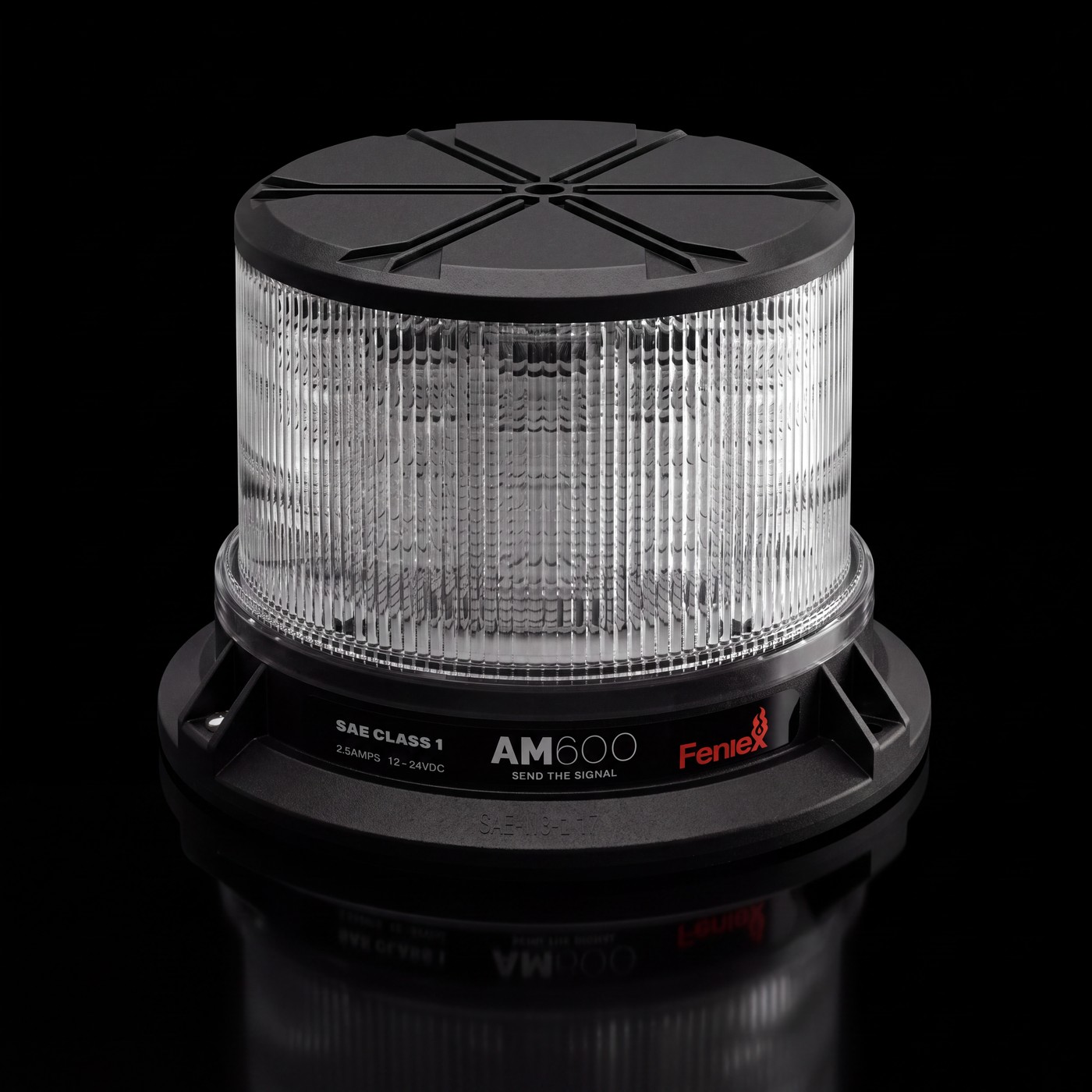 Feniex Beacon AM600 on the black stage