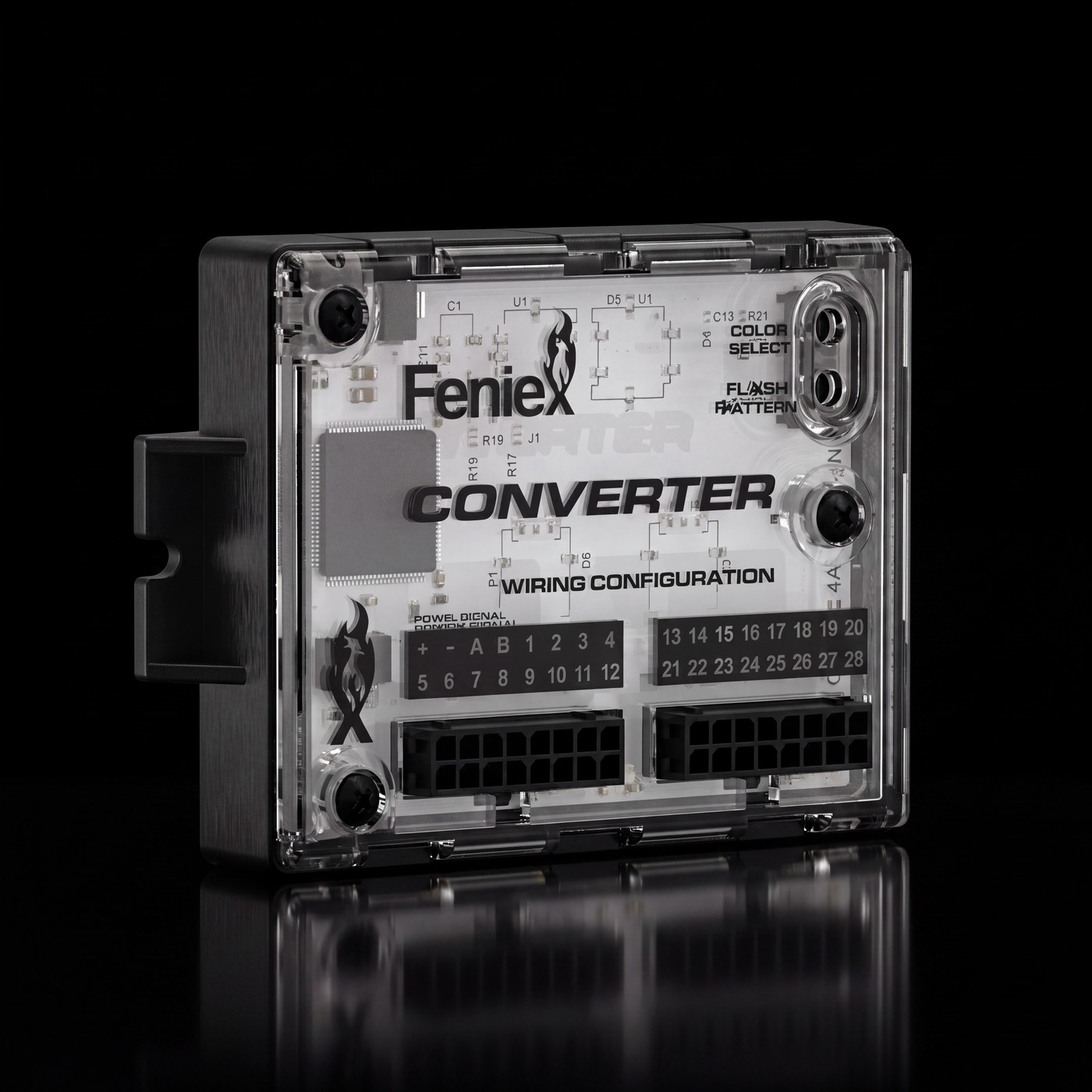 Feniex Feniex Converter on the black stage