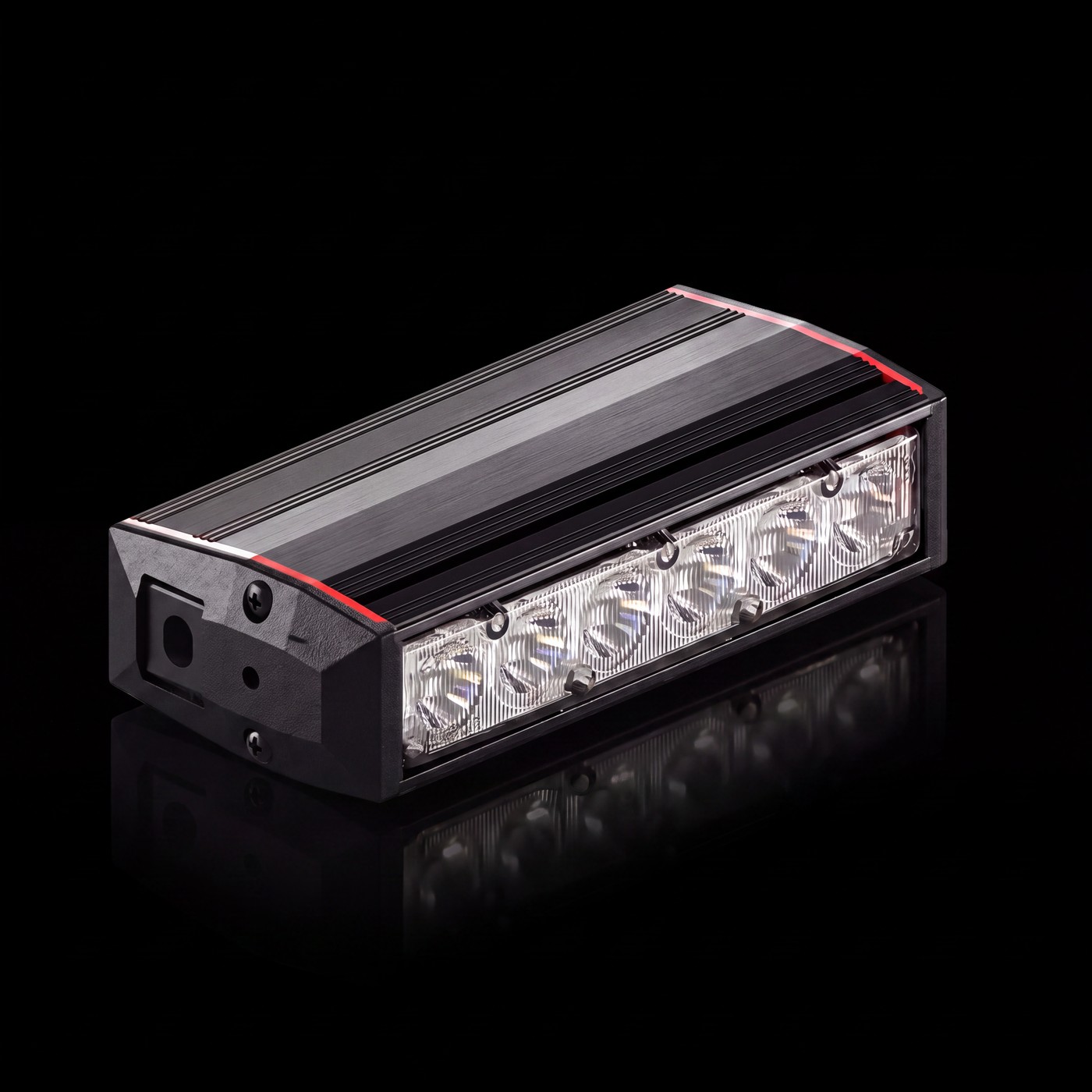 Feniex Fusion 100 on the black stage