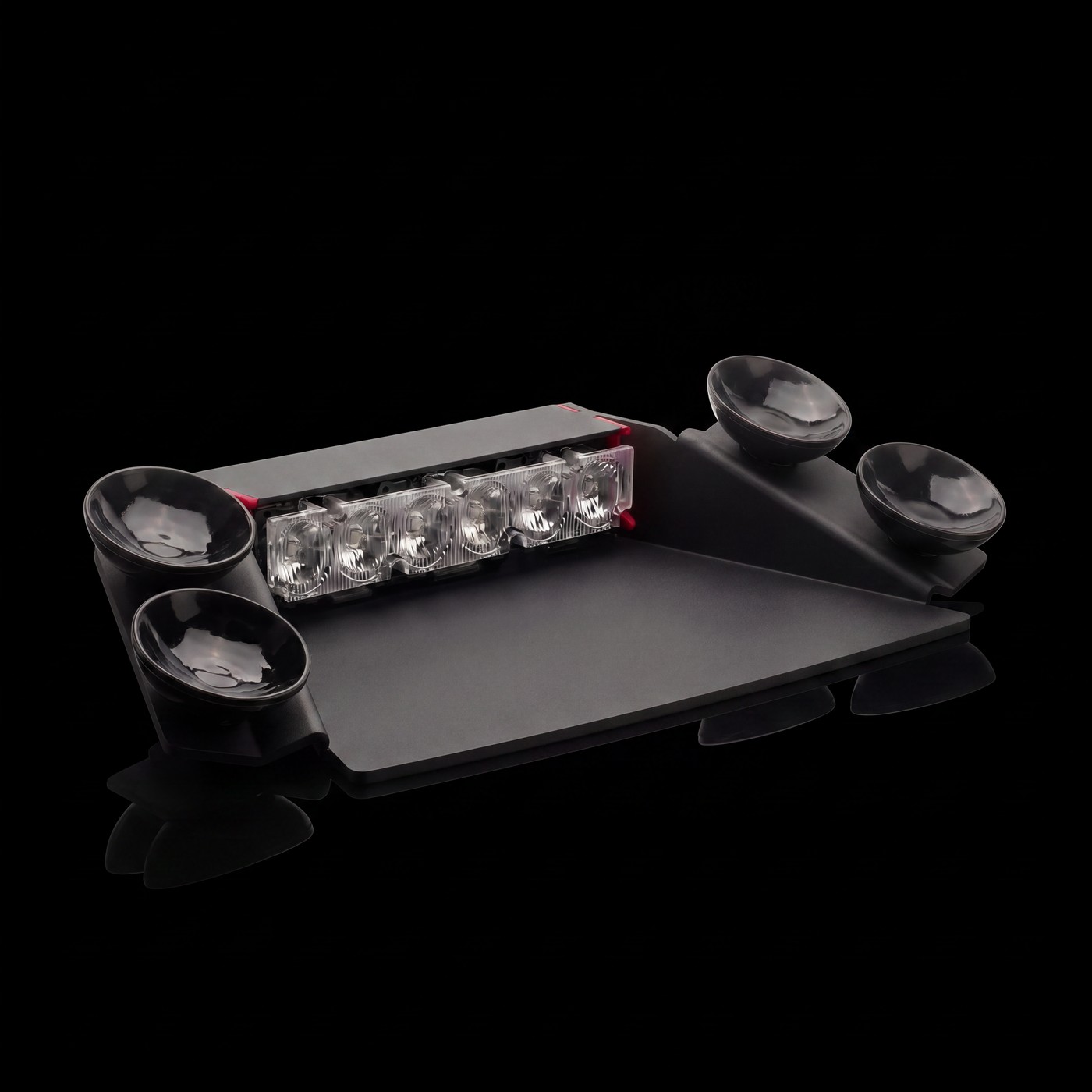 Feniex Fusion 1X on the black stage