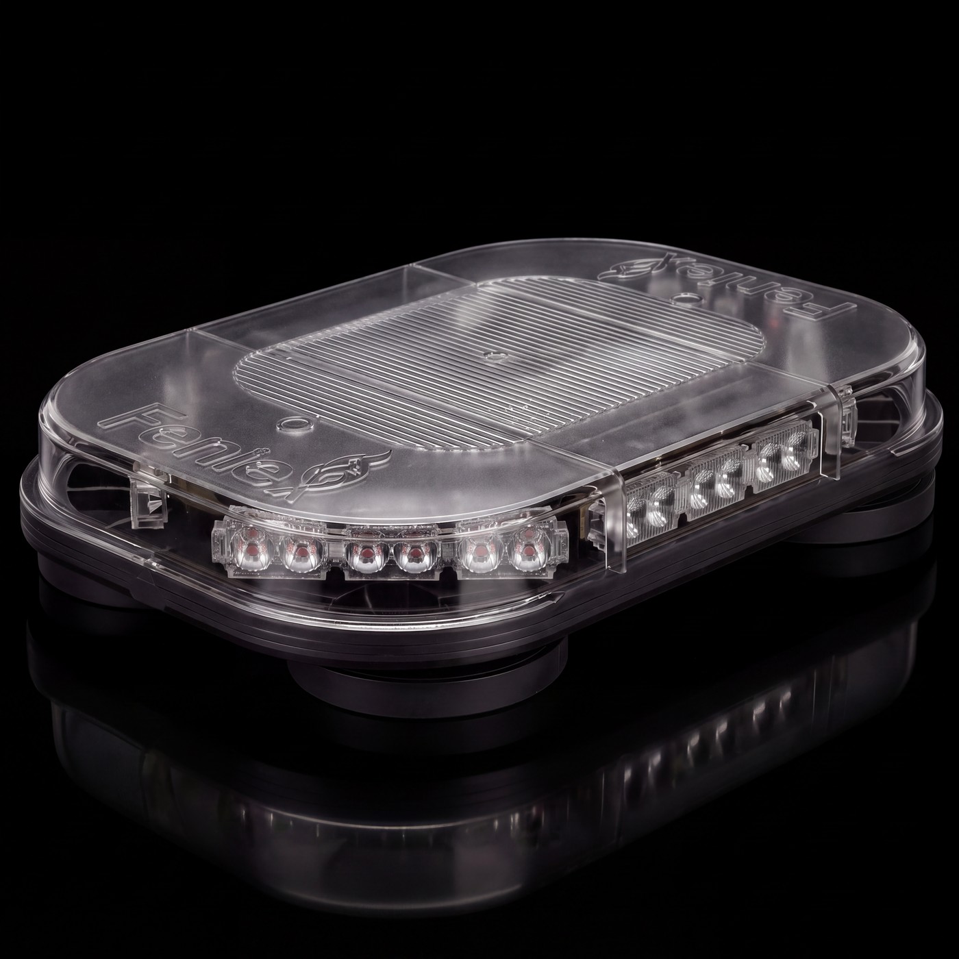 Feniex Fusion Mini 12 on the black stage