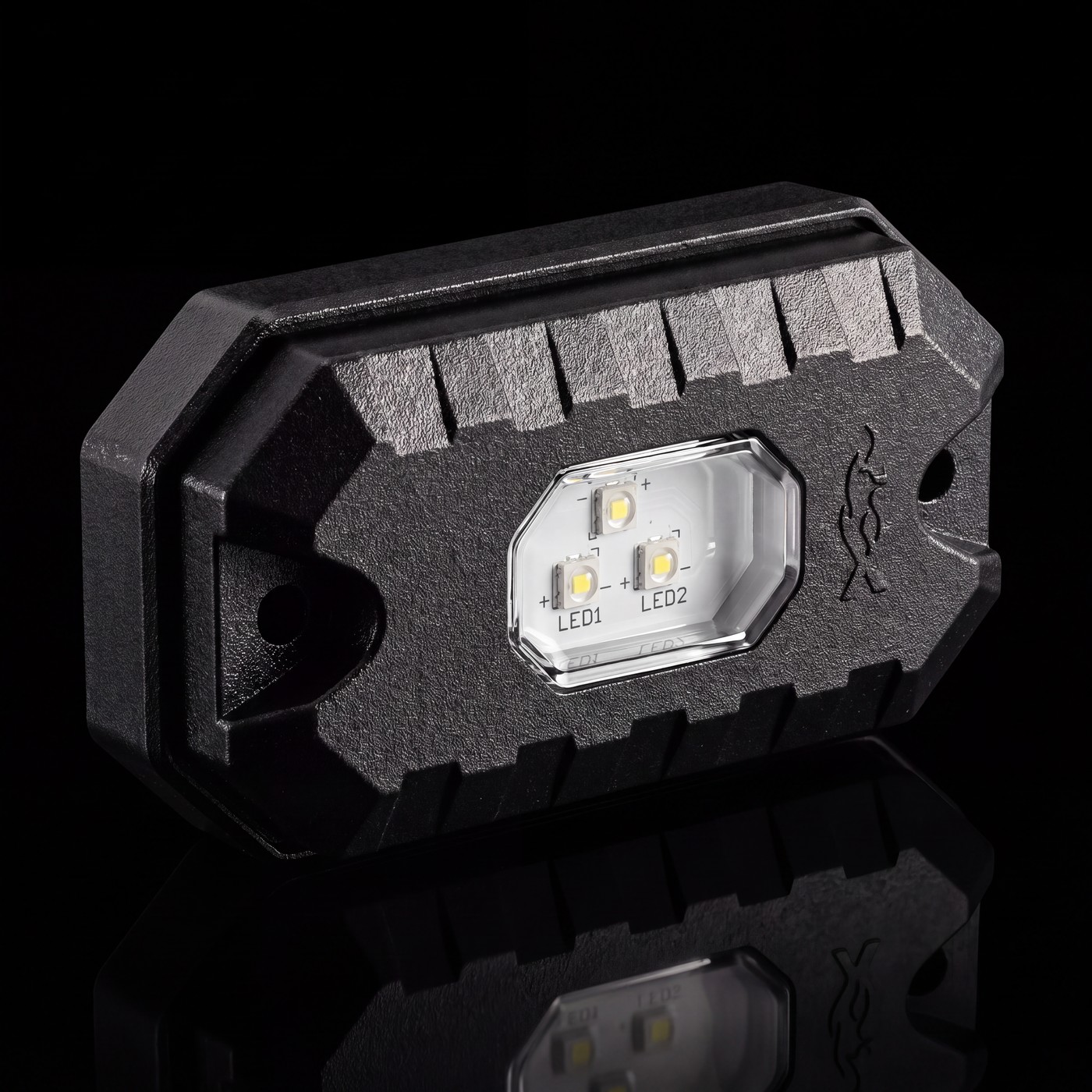 Feniex 3″ Micro Light on the black stage