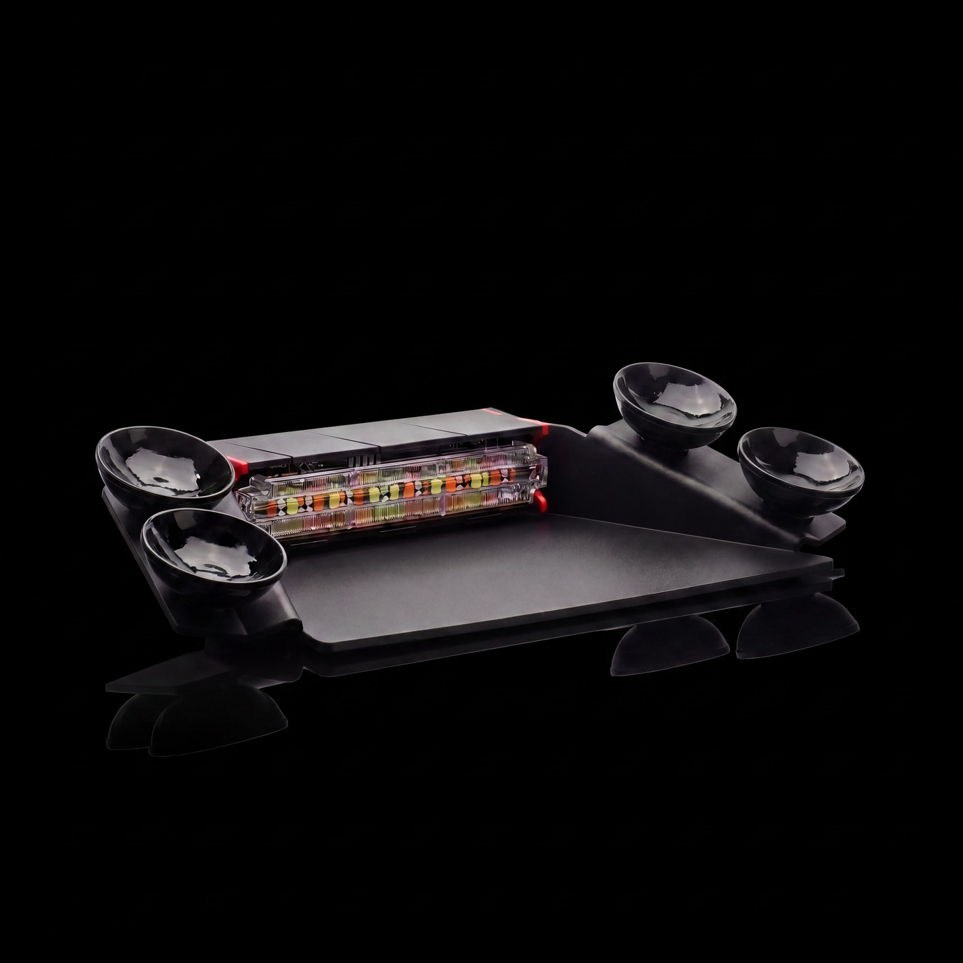 Feniex Q 1X Dash on the black stage