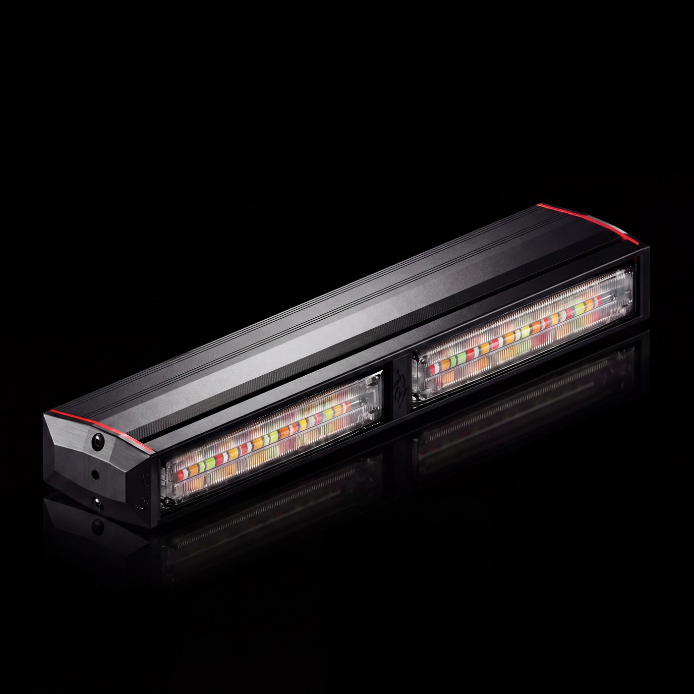 Feniex Q 200 Stick on the black stage