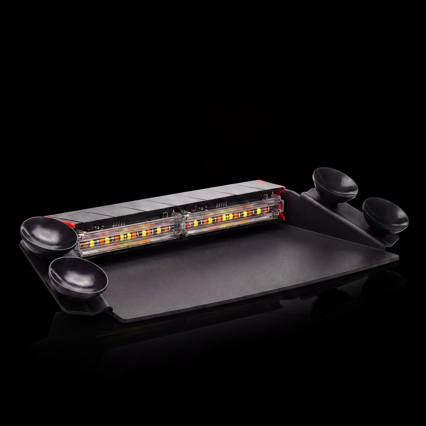 Feniex Q 2X Dash on the black stage