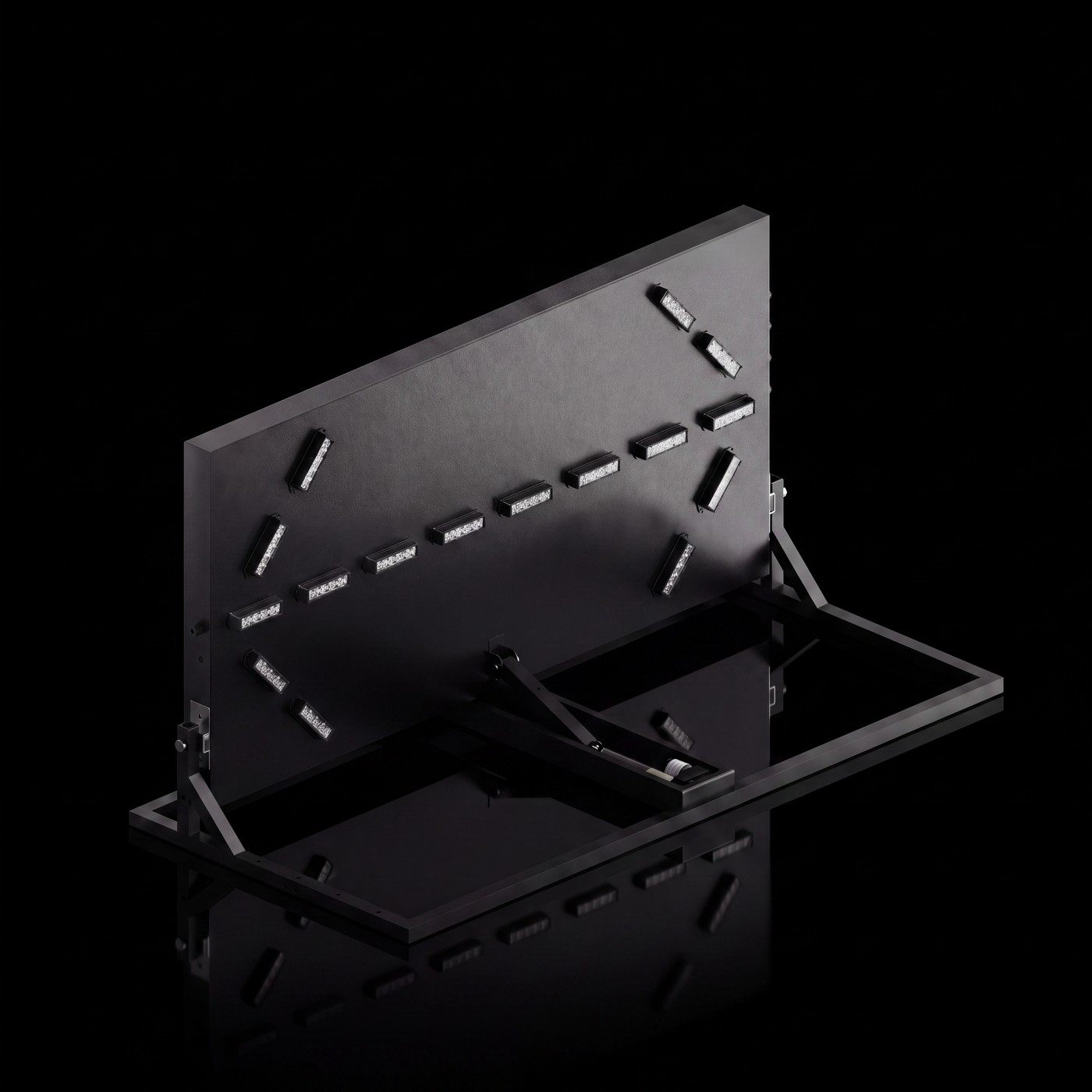 Feniex Quantum 90&deg; Arrow lightbar on the black stage