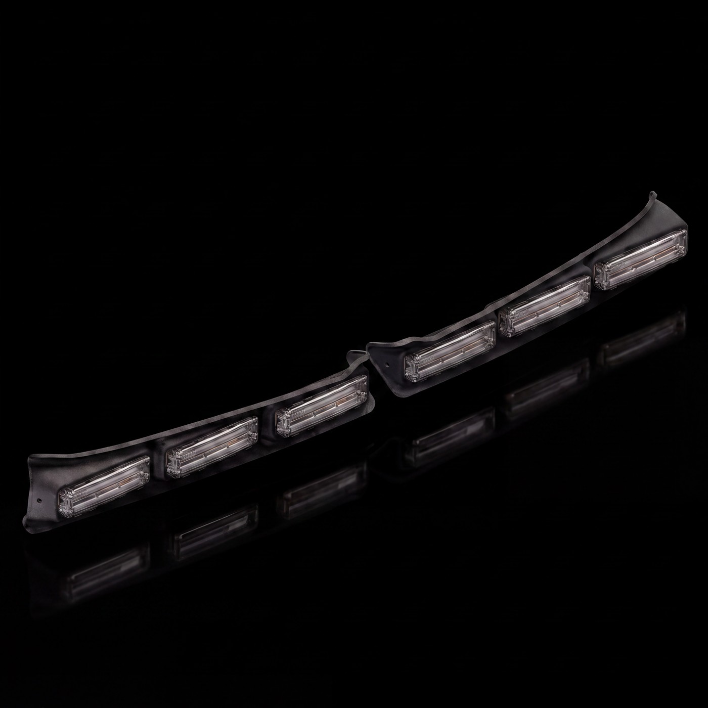 Feniex Quantum Spoiler lightbar on the black stage