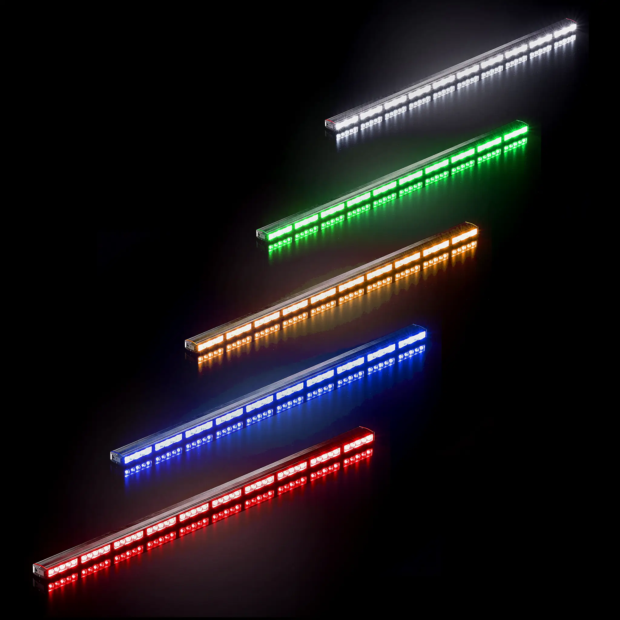 Fusion 1000 — lit, all five colors