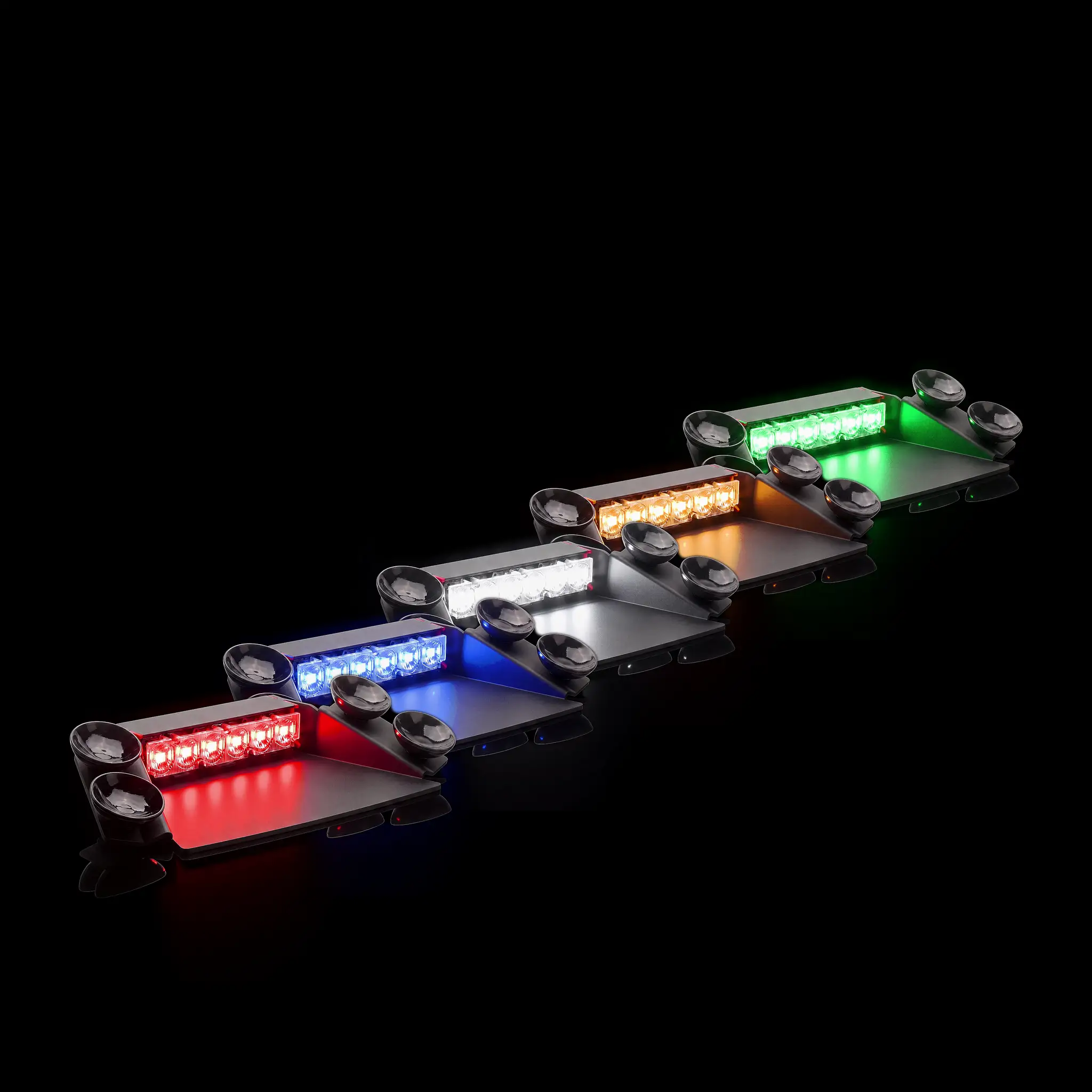 Fusion 1X — lit, all five colors
