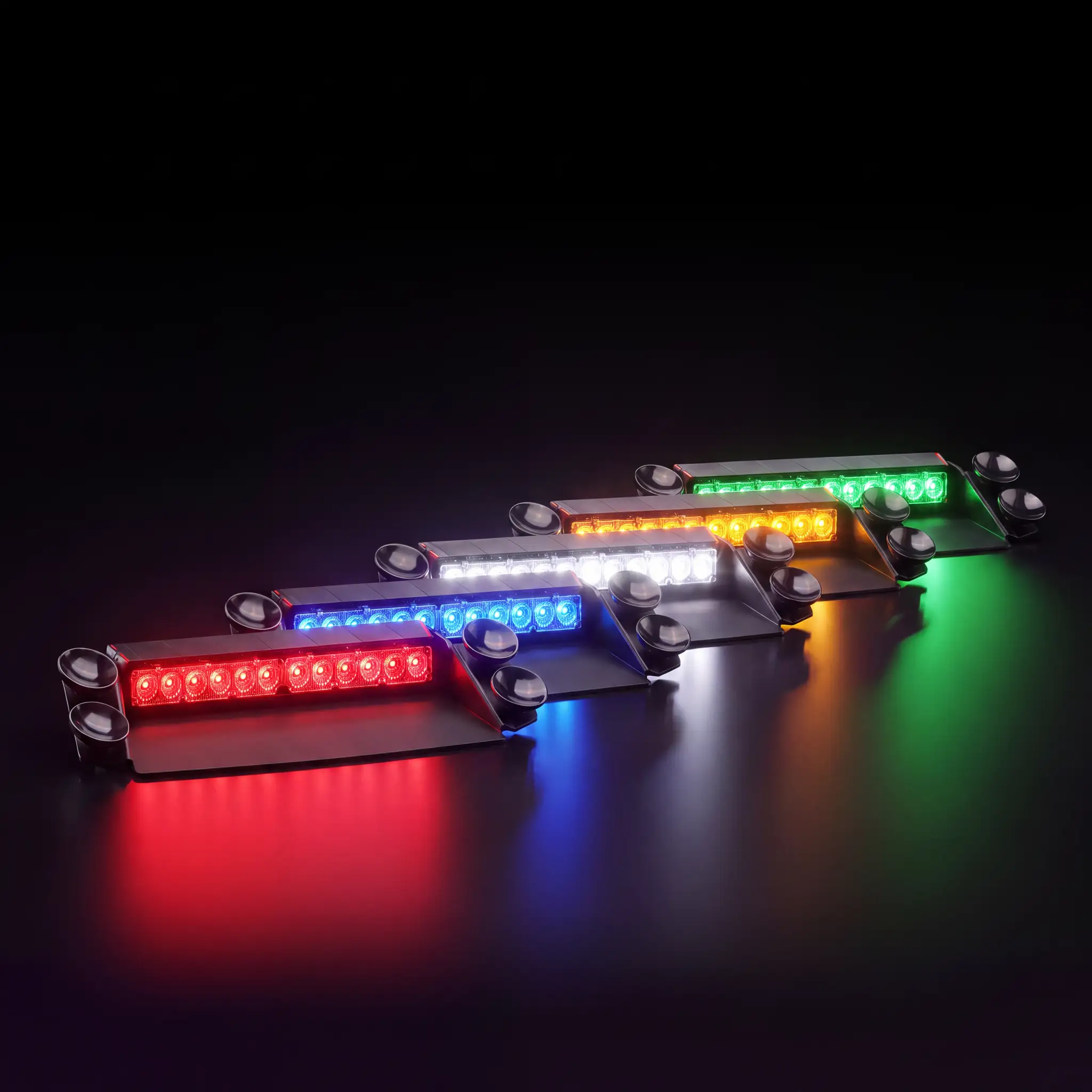 Fusion 2X — lit, all five colors