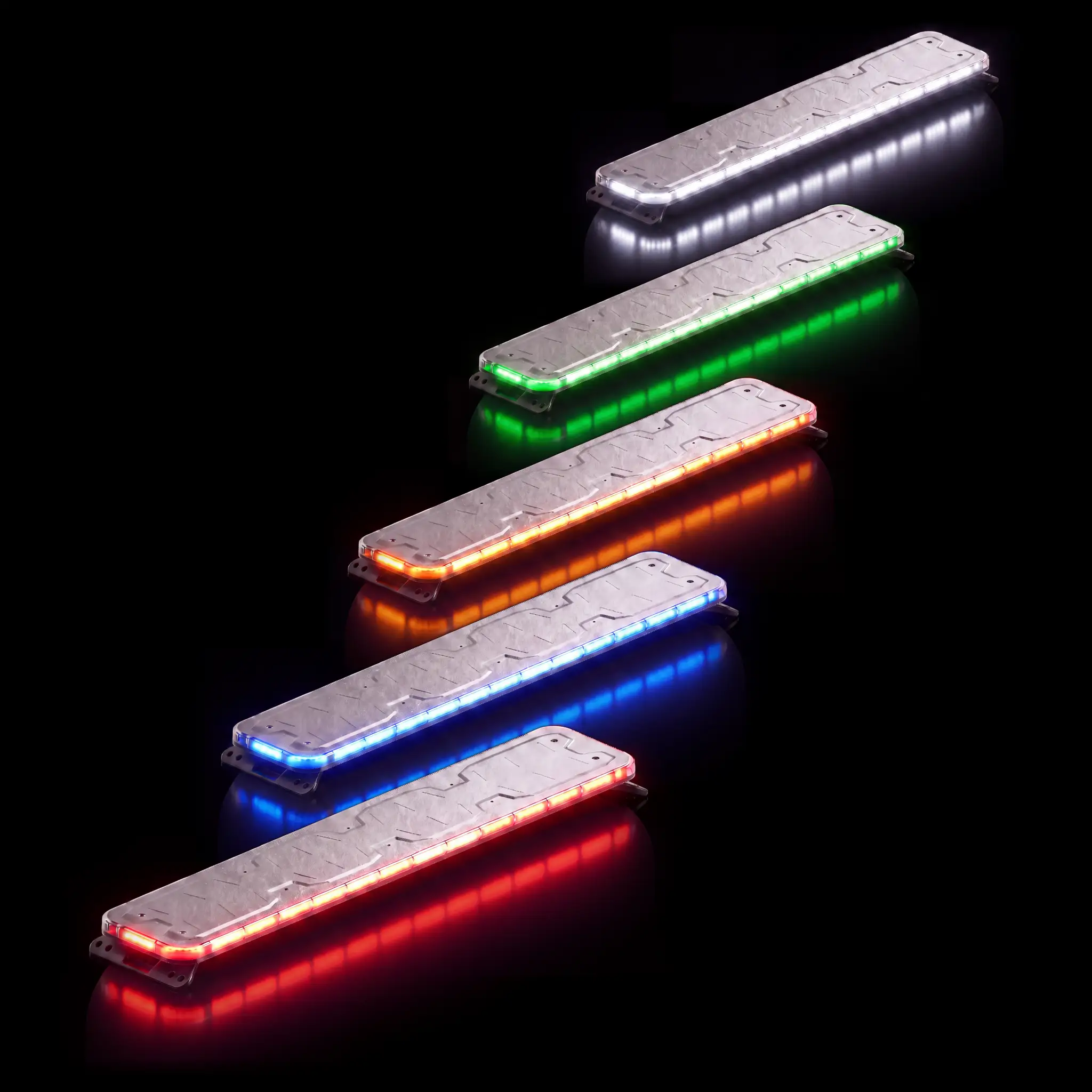 Fusion 60 — lit, all five colors