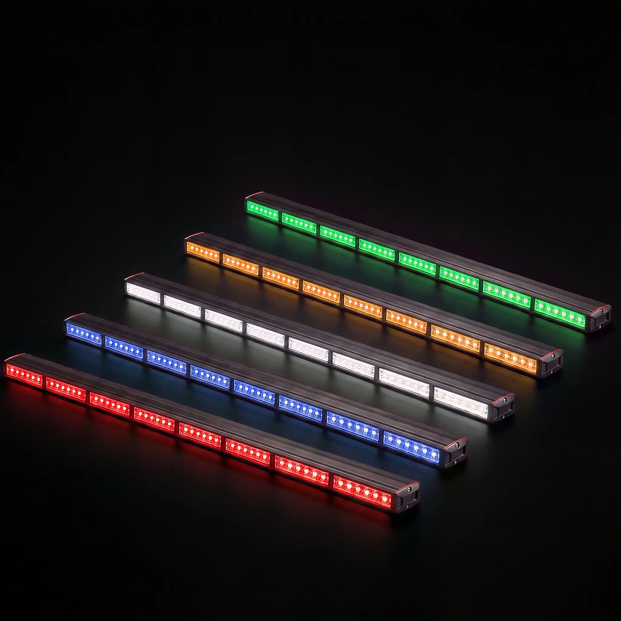 Fusion 800 — lit, all five colors