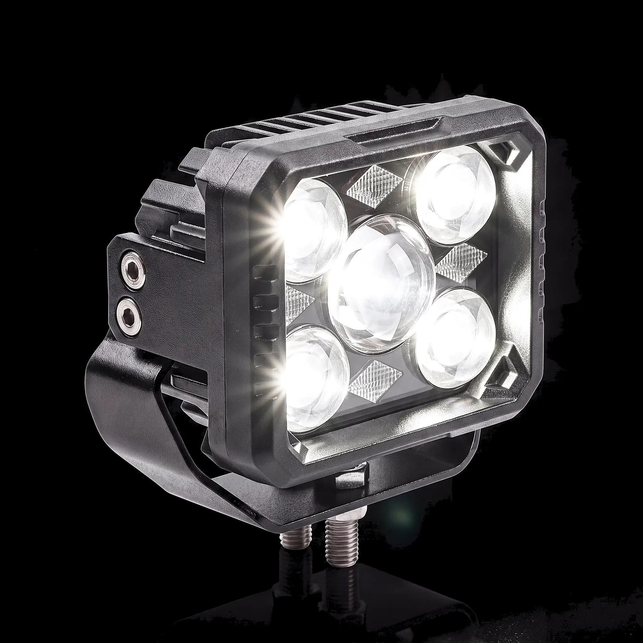 4&Prime; Hi/Lo Cube — lit, all five colors