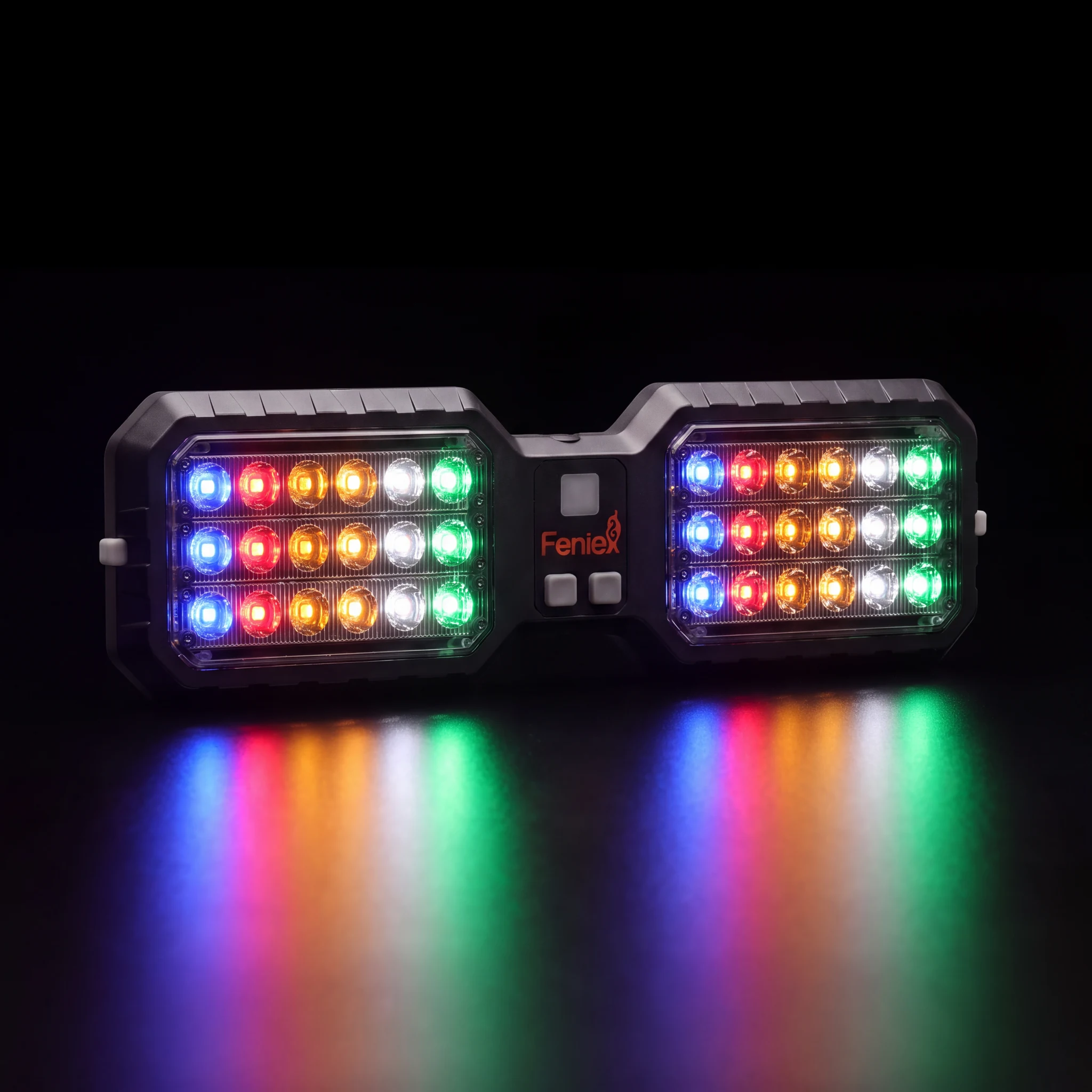 Interior Visor Light — lit, all five colors