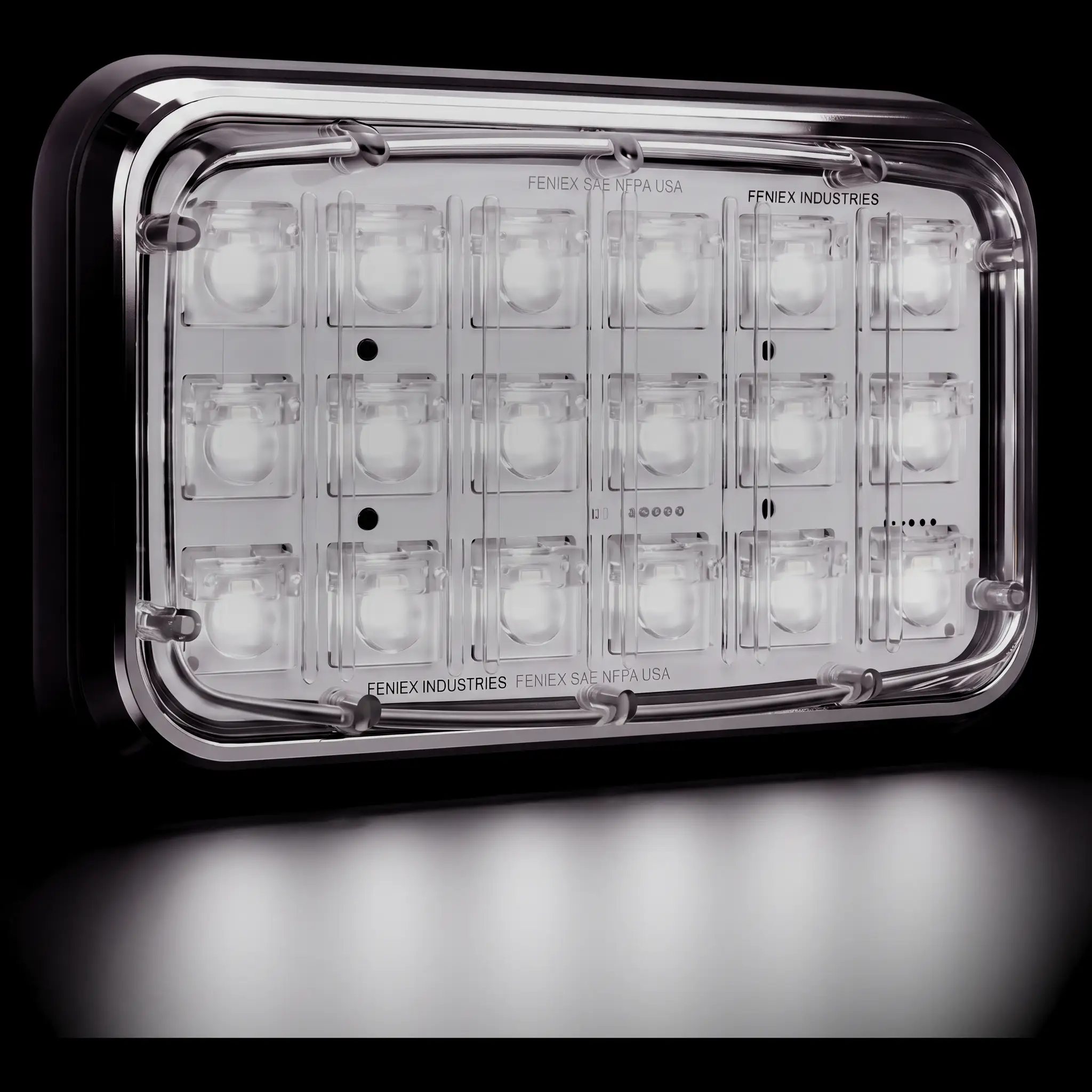 Down Lux 6x4 — lit, all five colors