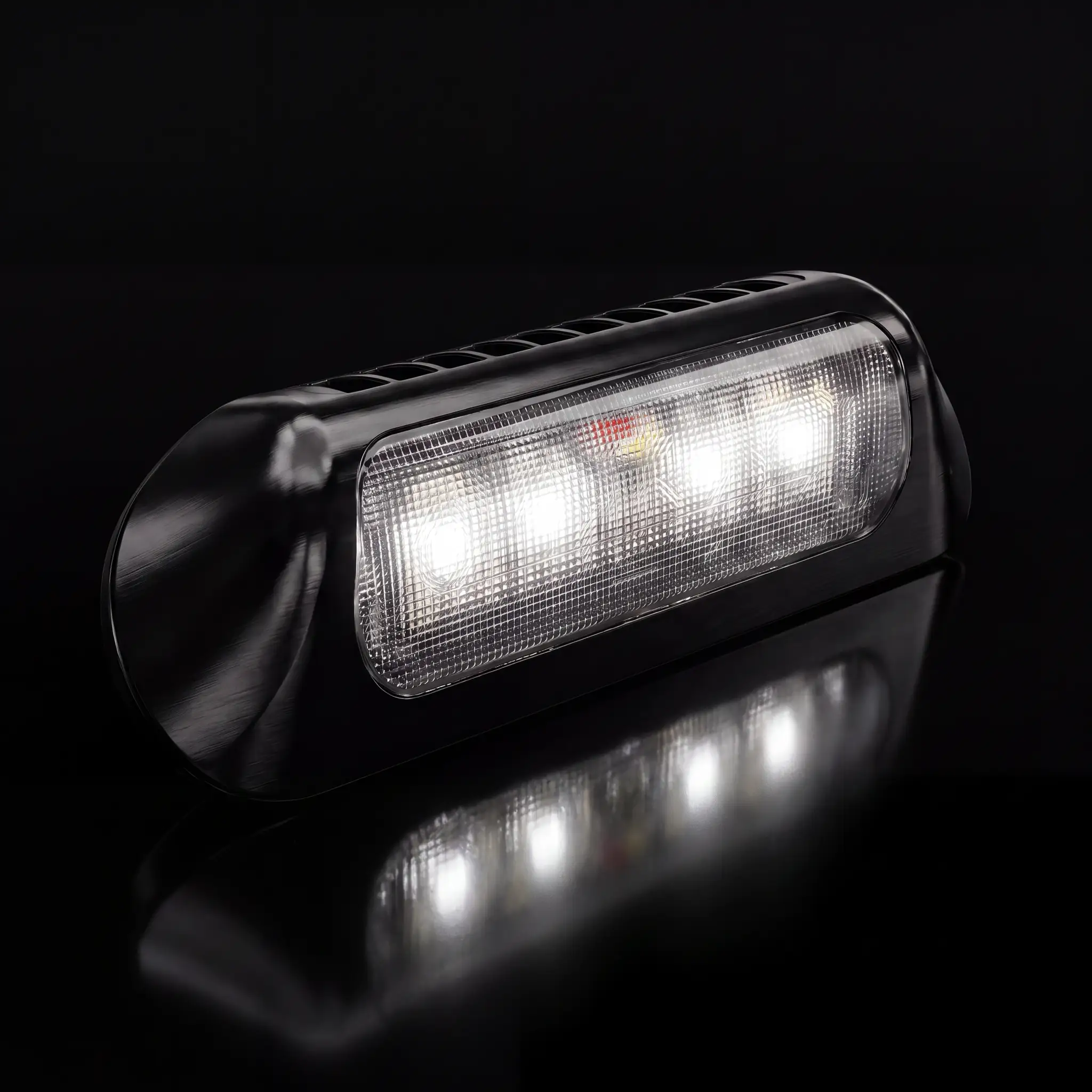 Perimeter Flood Light — lit, all five colors
