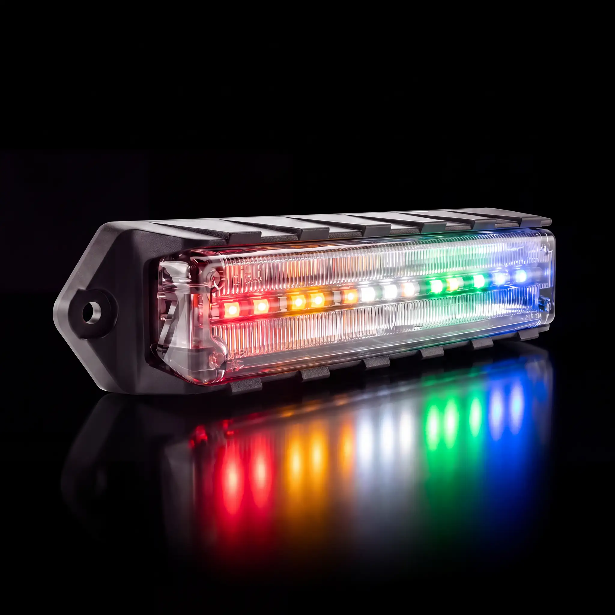 Q Surface Mount — lit, all five colors