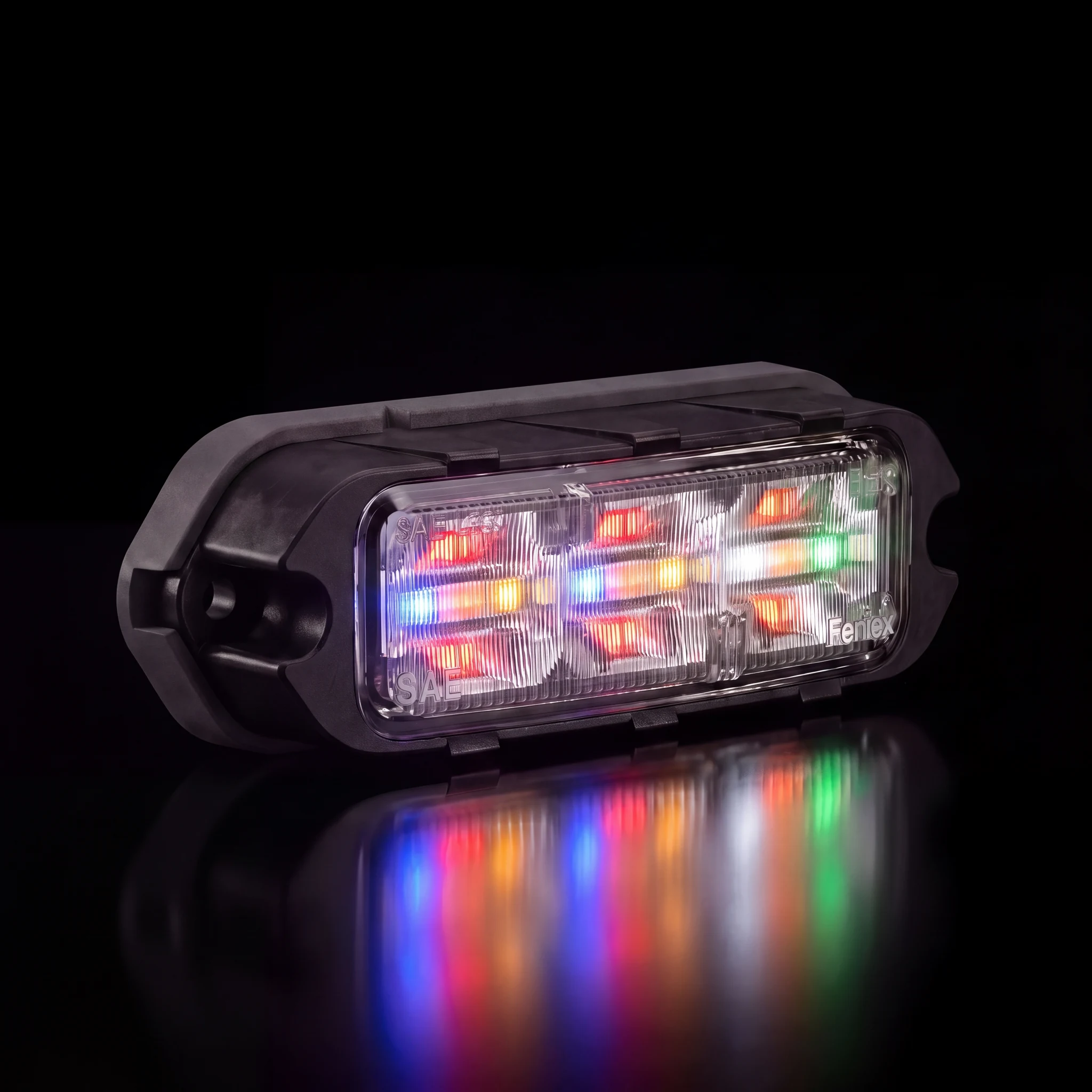 Quad Q3 — lit, all five colors