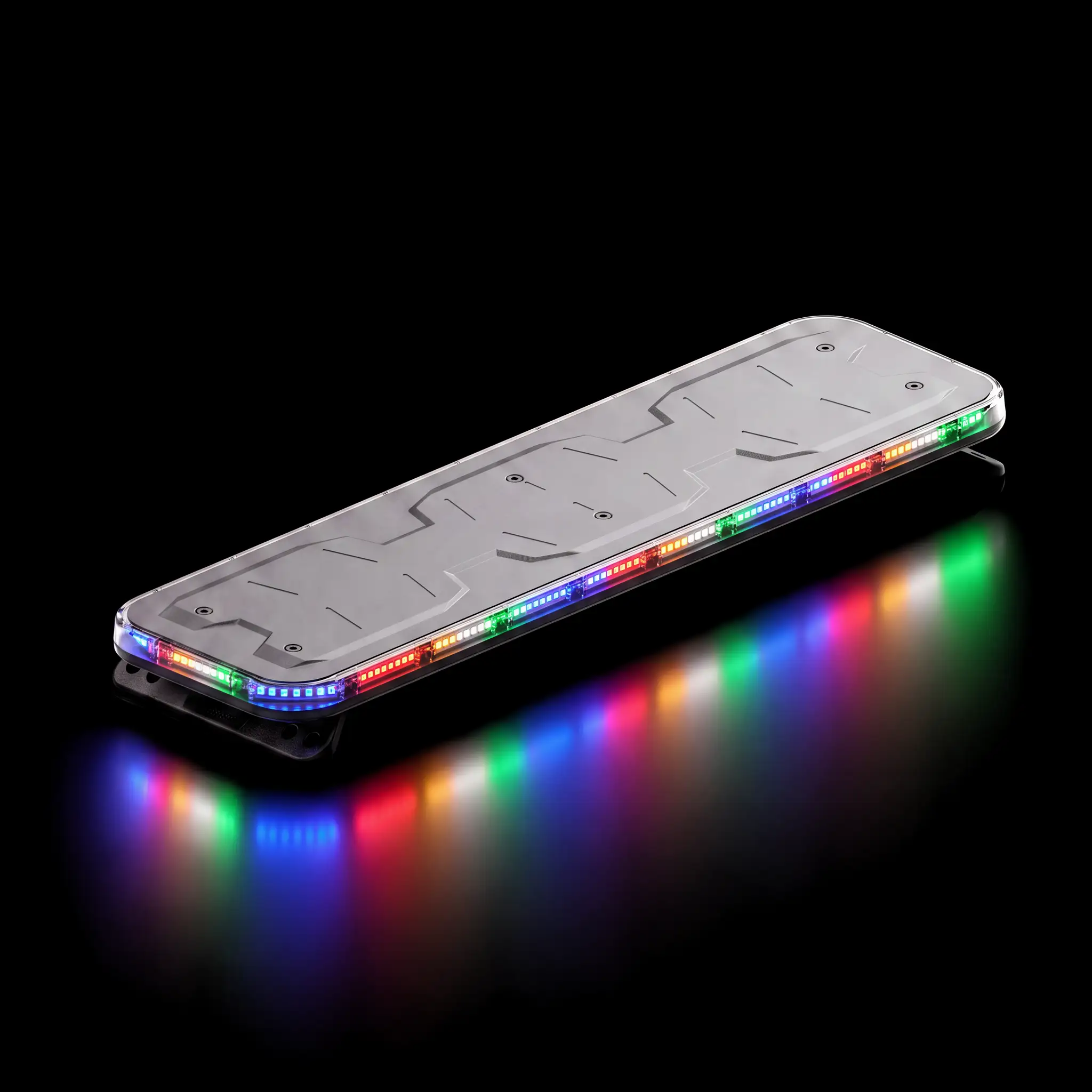 Quantum 44 — lit, all five colors