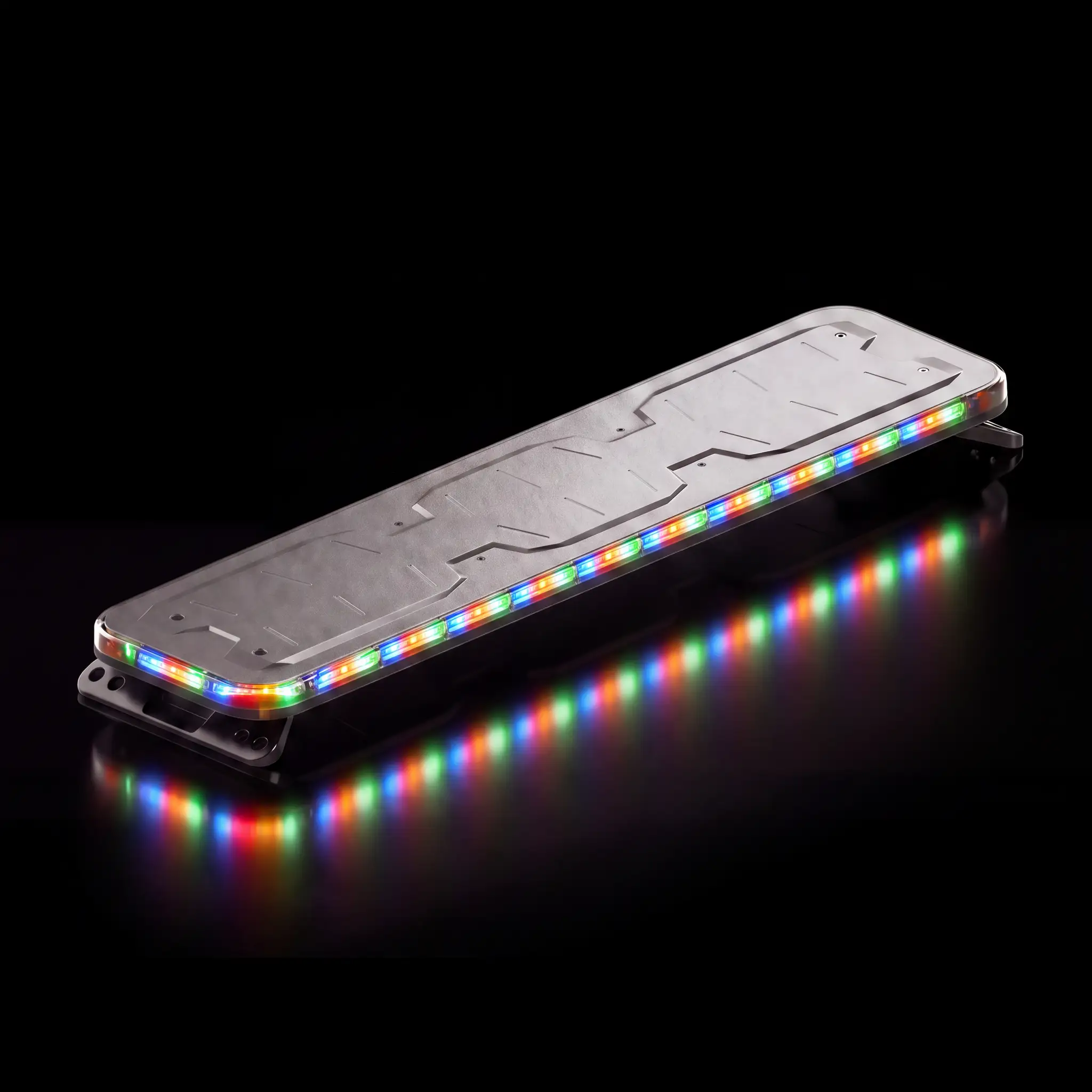 Quantum 49 — lit, all five colors