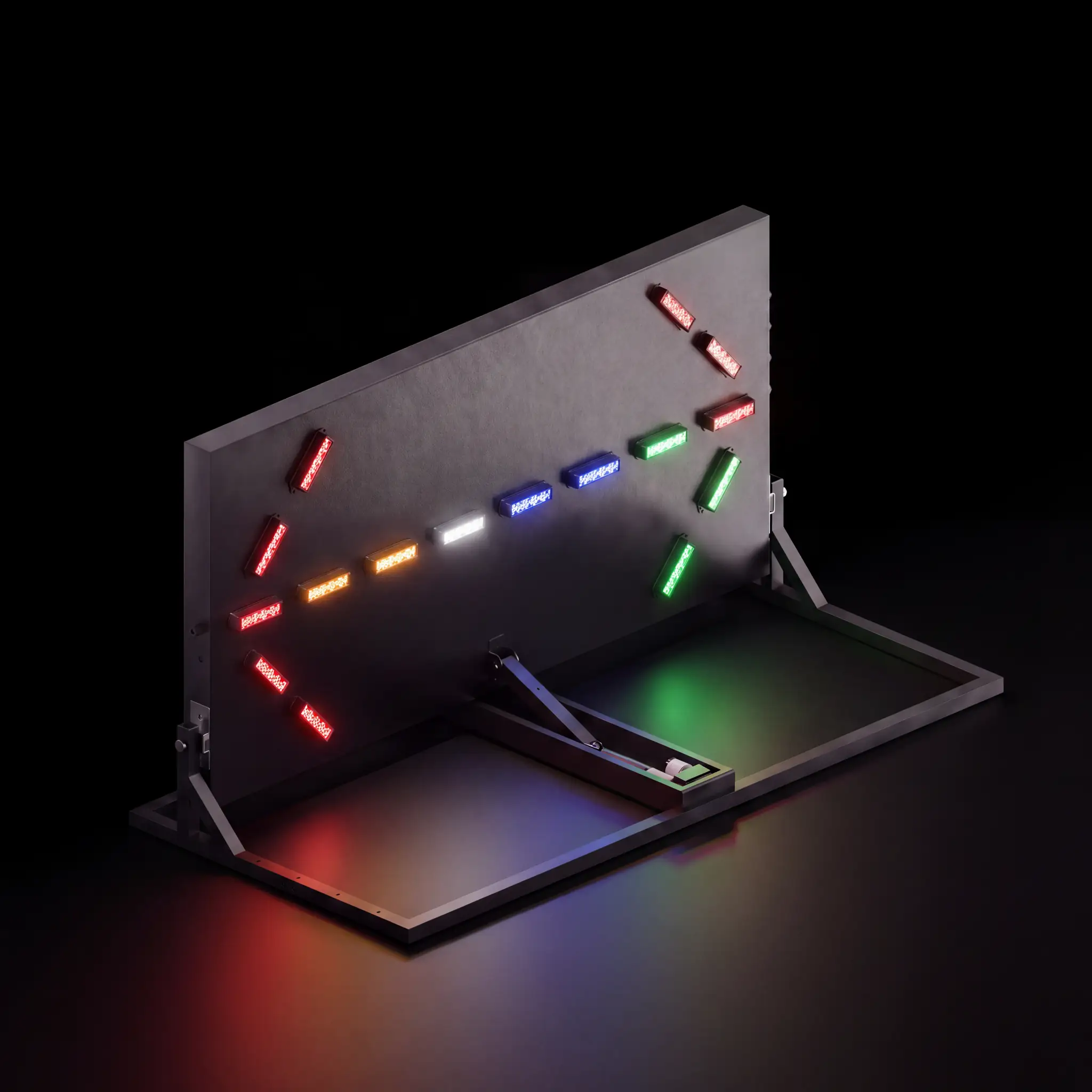 Quantum 90&deg; Arrow — lit, all five colors