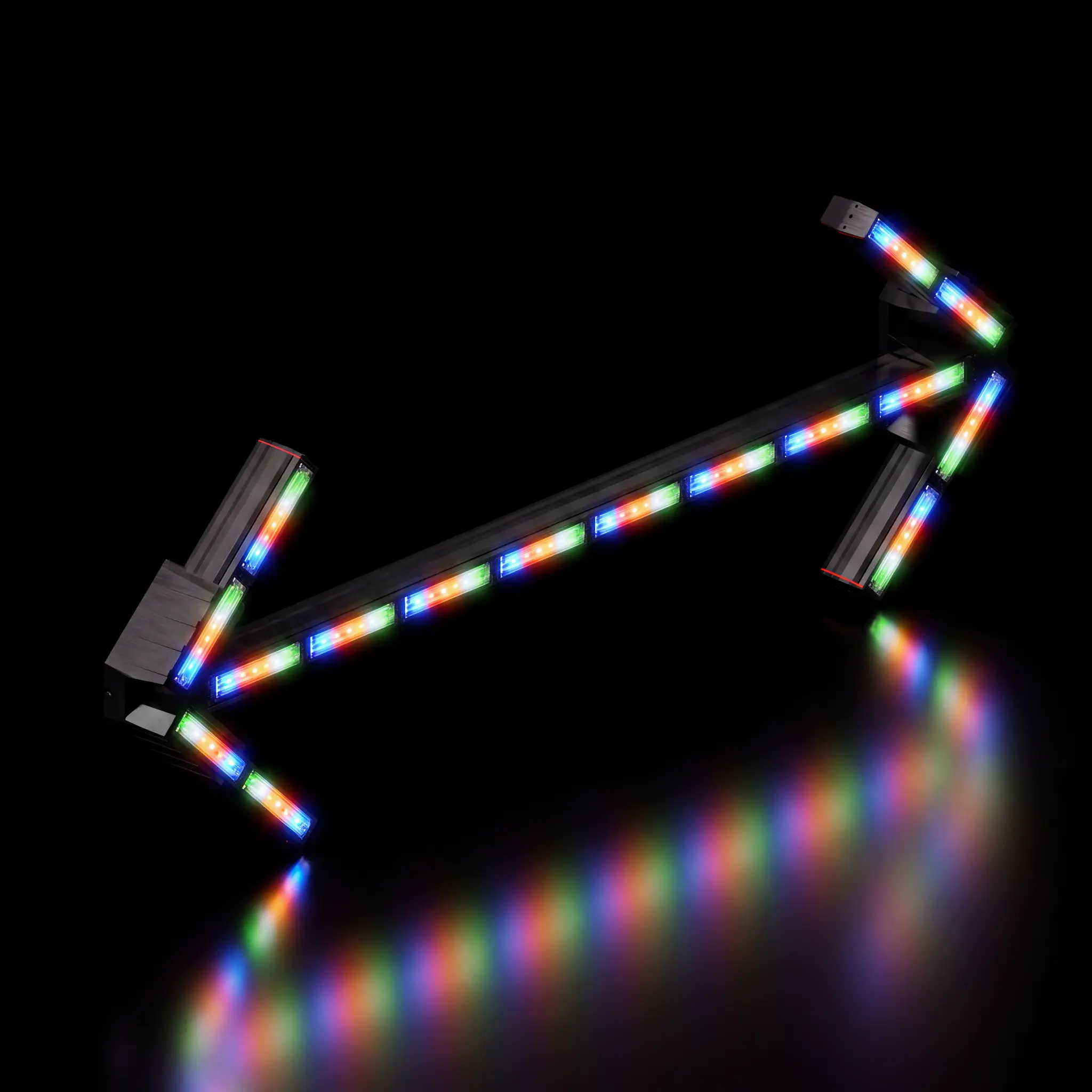 Quantum Arrow — lit, all five colors