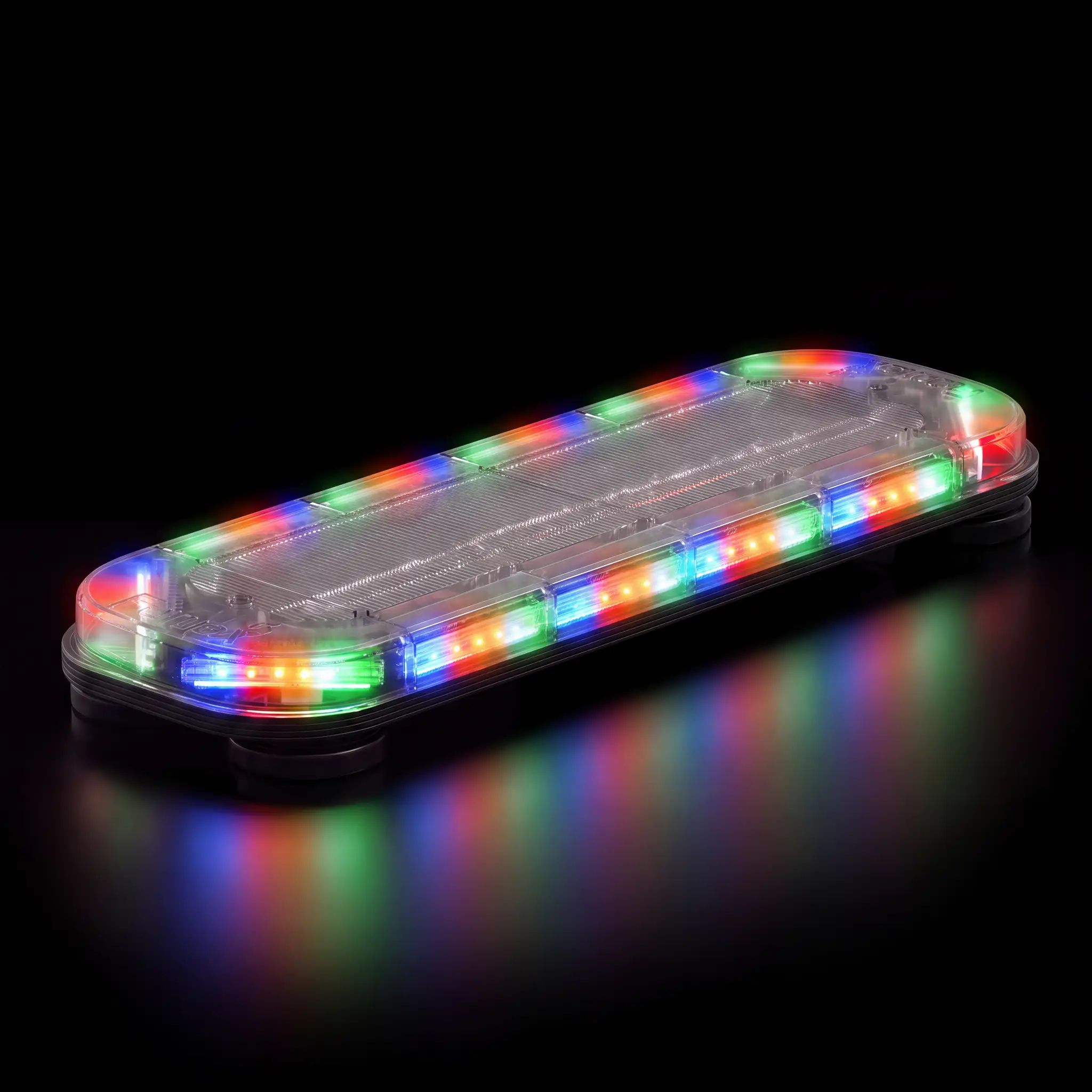 Quantum 27 Mini — lit, all five colors