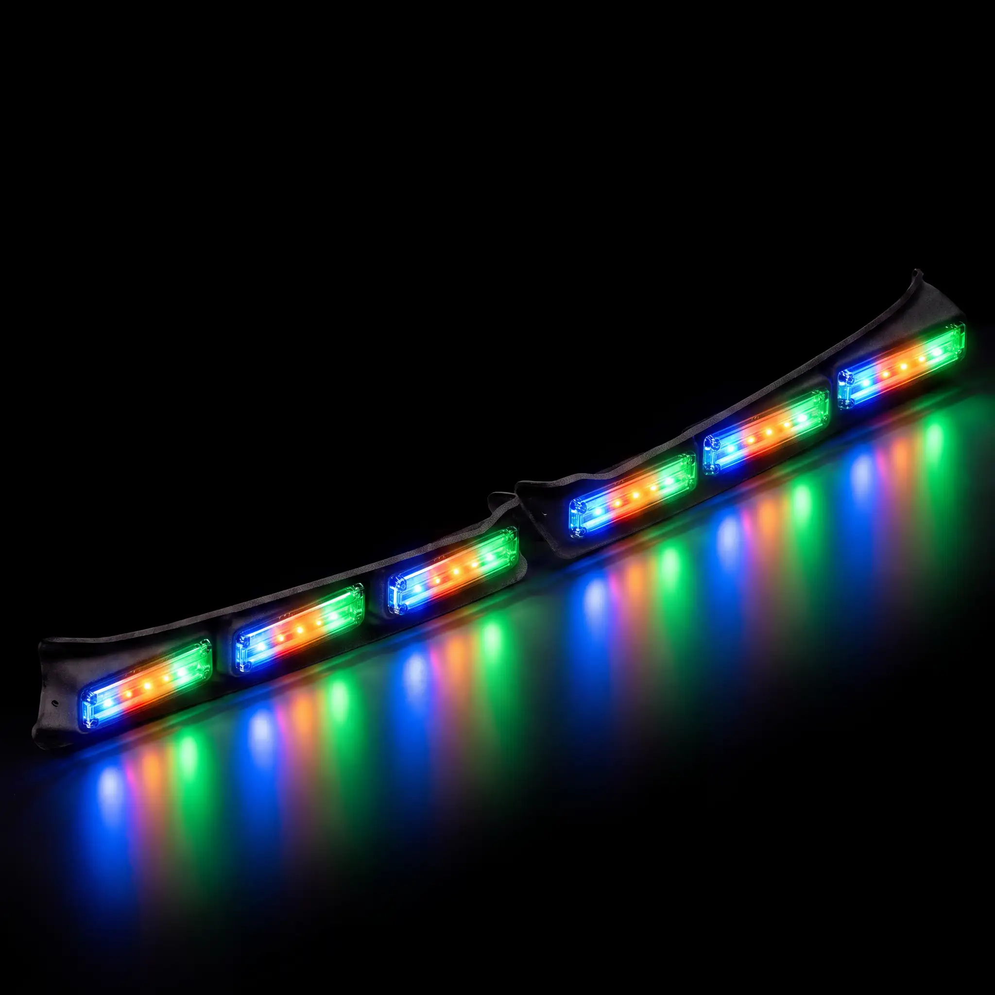 Quantum Spoiler — lit, all five colors