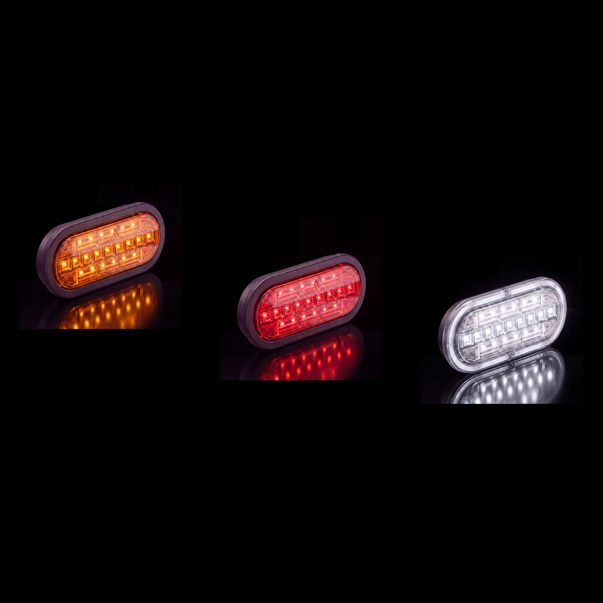 6&Prime; Oval STTR — lit, all five colors