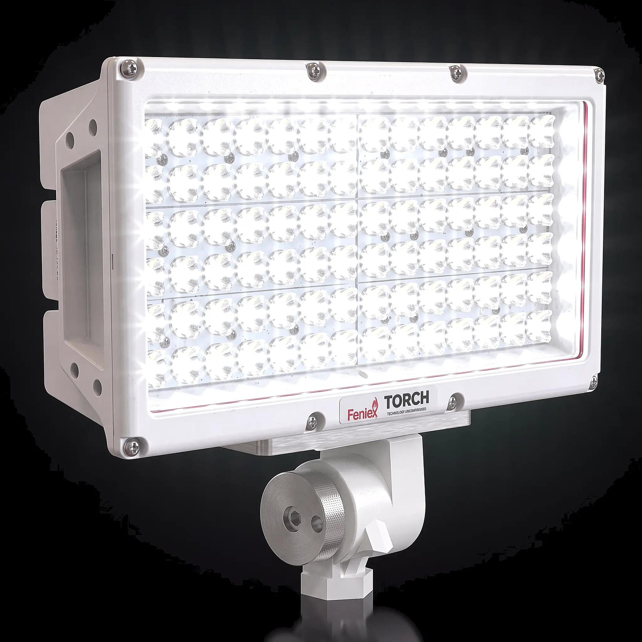 Torch Pole Light — lit, all five colors