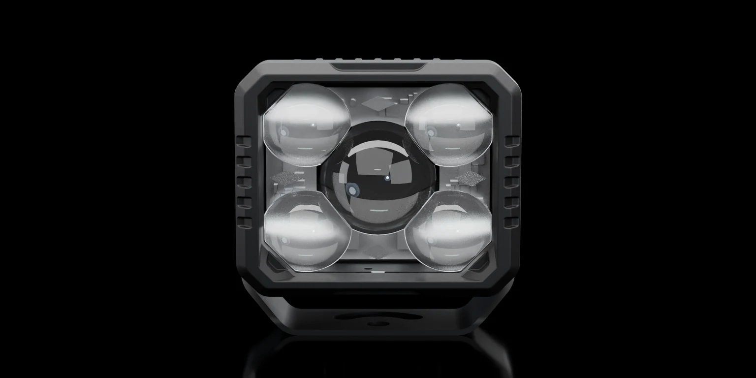 4&Prime; Hi/Lo Cube, 360 degree view