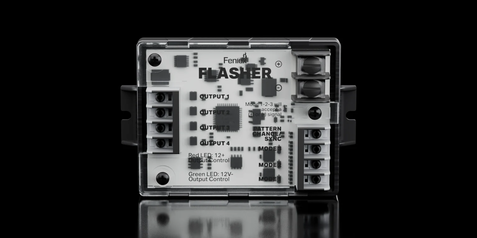 4X Flasher, 360 degree view
