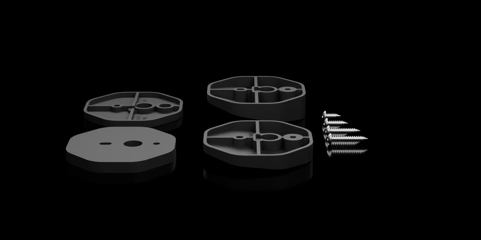 Under Mirror Brackets, 360 degree view