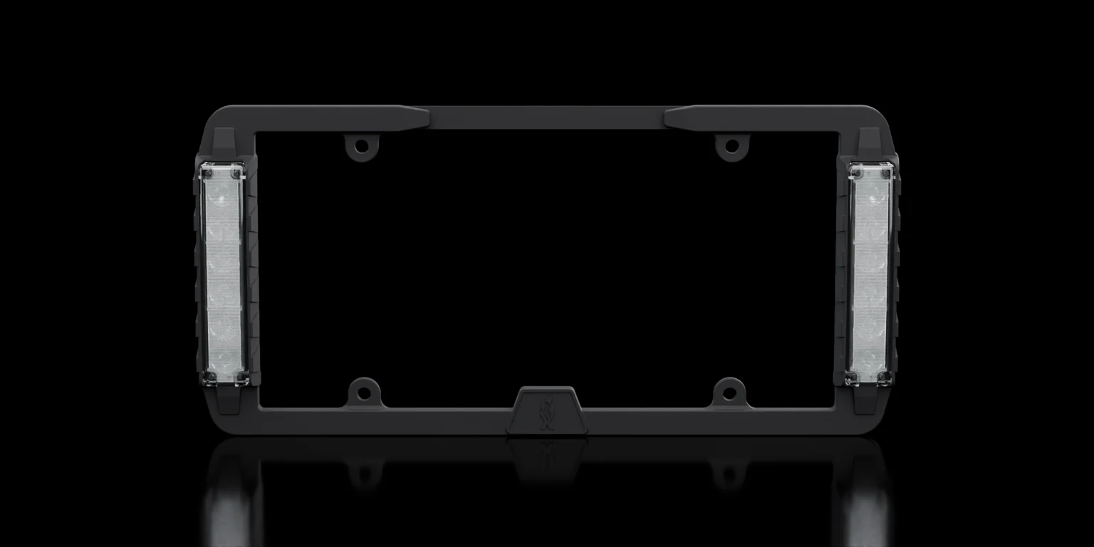 Fusion License Plate Mount, 360 degree view