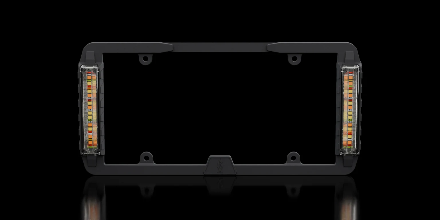 Q License Plate Mount, 360 degree view
