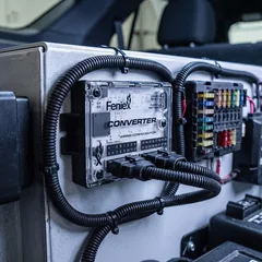 Feniex Converter — installed on the vehicle