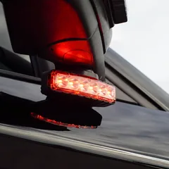 Fusion Under Mirror — installed on the vehicle